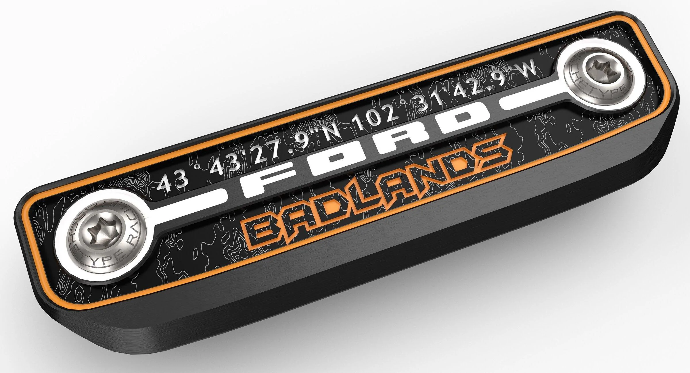 Ford Bronco AR | BADLANDS Center Console VIN Plate 1608 - AR Console Badge -  Badlands 2