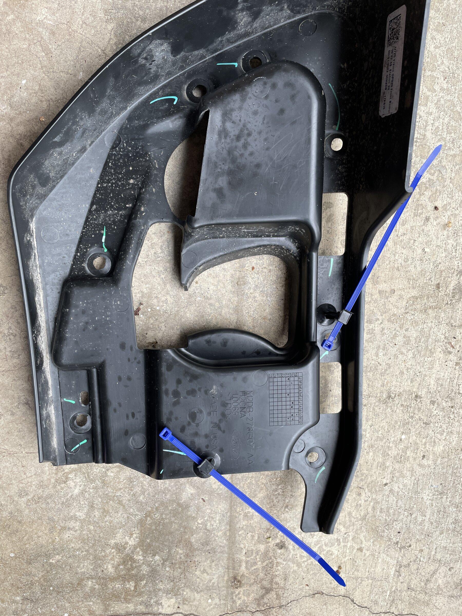 Ford Bronco Capable Bumper - Crash Bar removal? Zipties.JPG