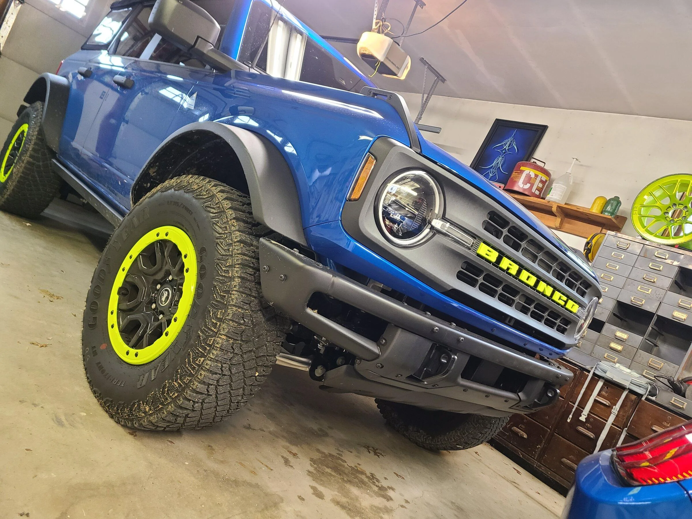 Ford Bronco Got both the ponies into their stable last night! 20220323_154754