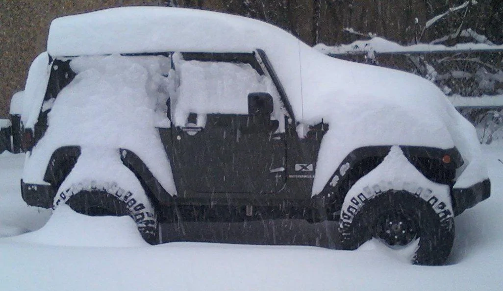 Ford Bronco Best Tire Set up for Snow snowJeep001