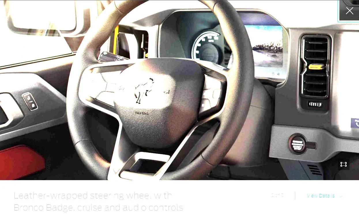 Ford Bronco Hint at Red Interior/Colored Accents? Red2