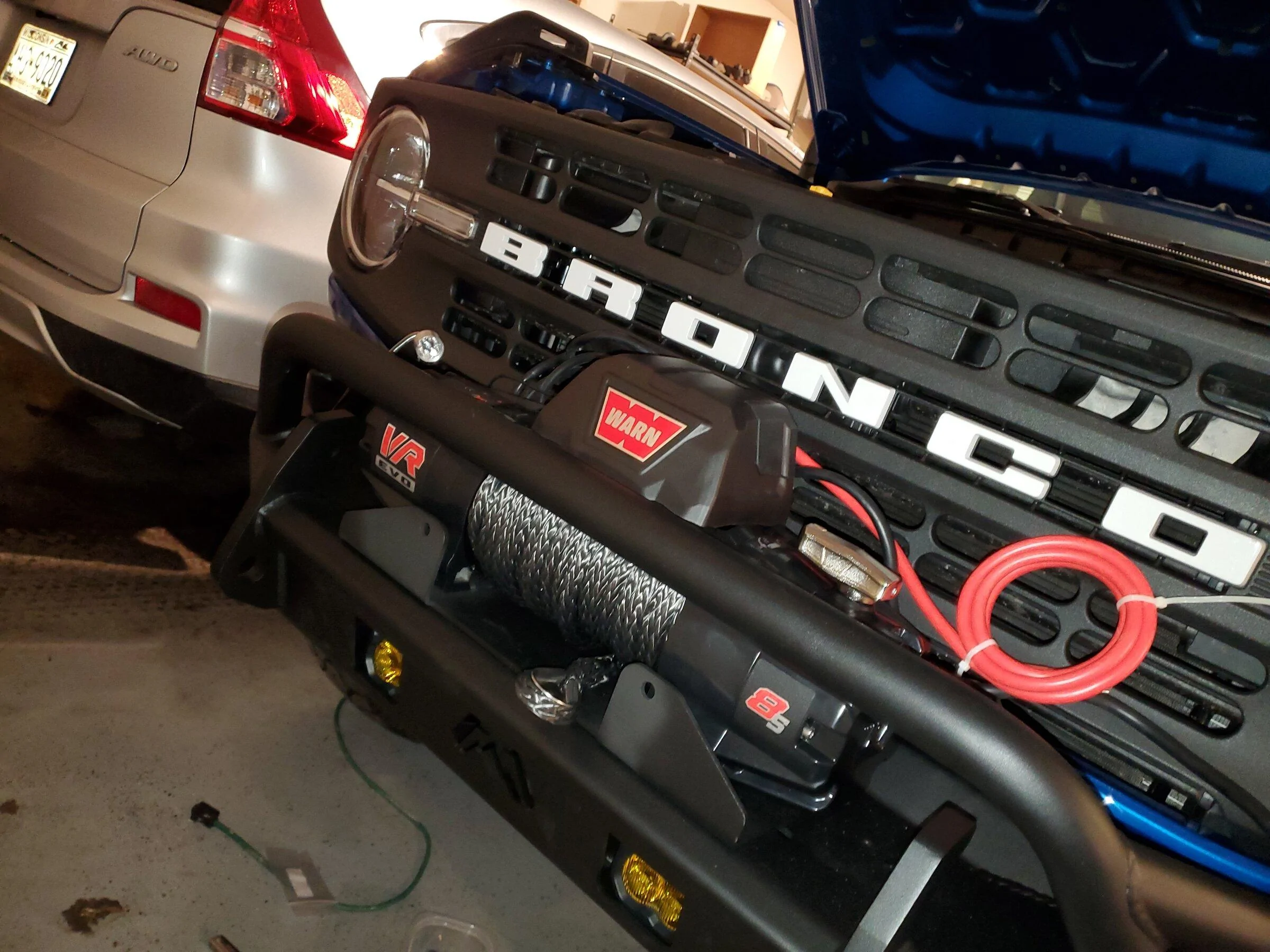 Ford Bronco Mounting winch  - touch prerunner? 20220323_210720