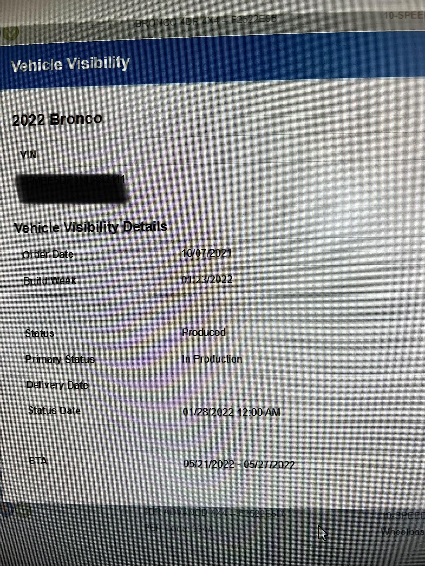 Ford Bronco 🛠 01/24/22 Build Week Group 36EE8425-2287-418E-A840-1A78096D0F30