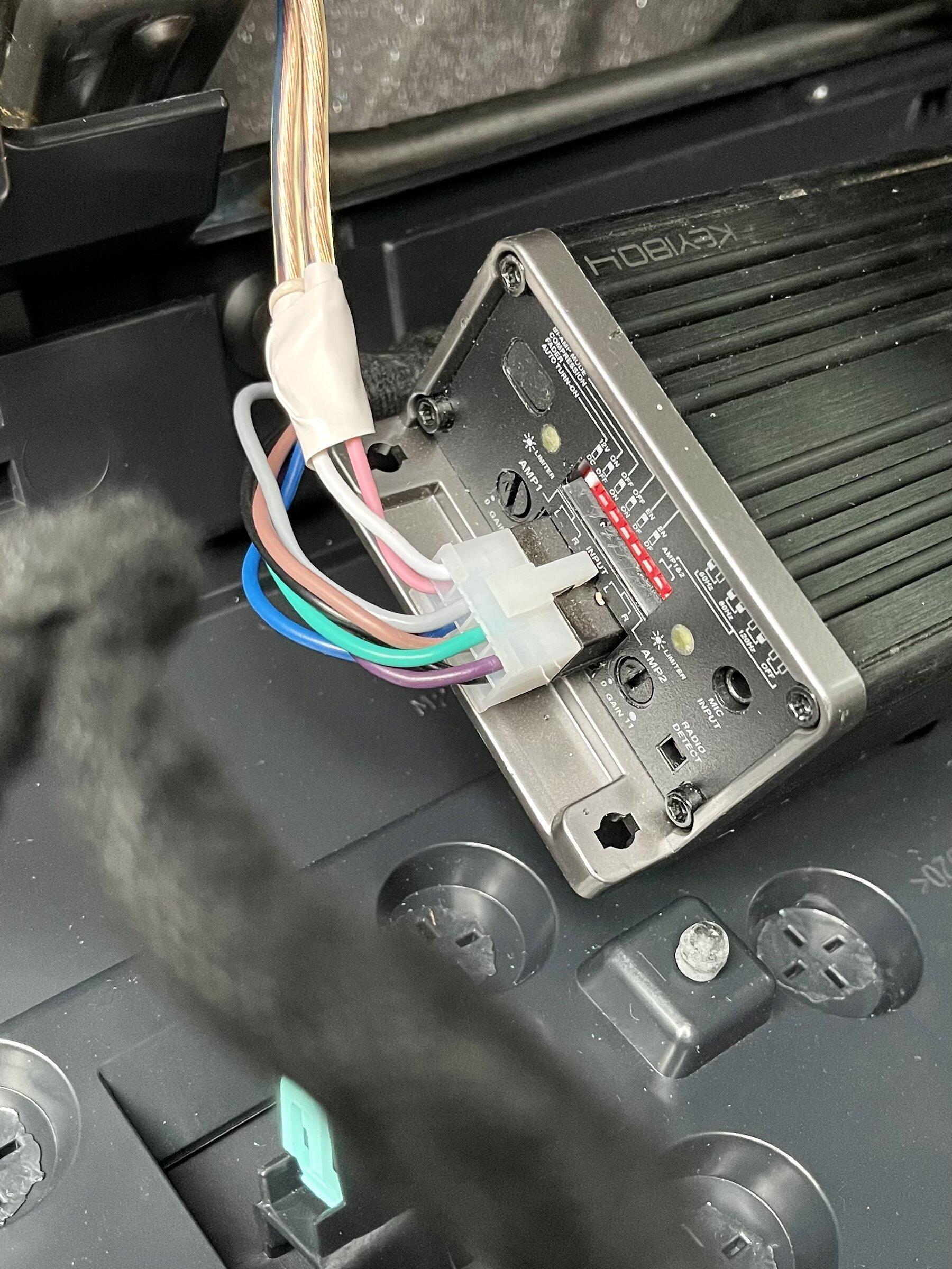 Ford Bronco Kicker Key Amp 200.4 Install DIY Video - Do this first! 636501C8-64C8-4224-BB14-C835845AB618