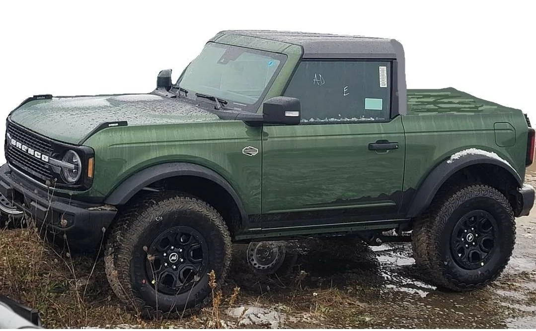 Ford Bronco Custom Bronco Half Cab EGBronco2DRWTCOUPE
