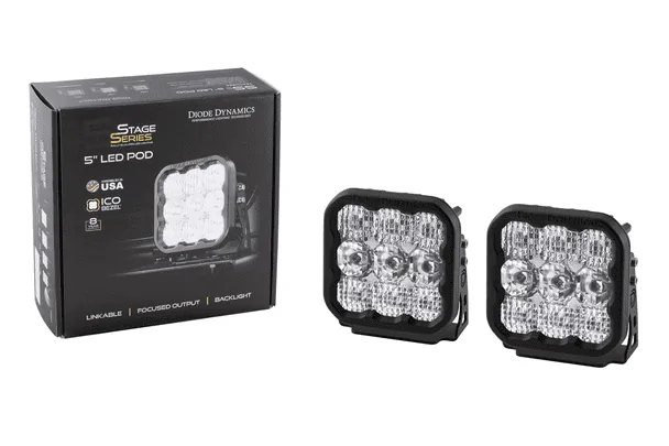 Ford Bronco Diode Dynamics Ditch Lights Kits Available WITH Back Light 1648266300157