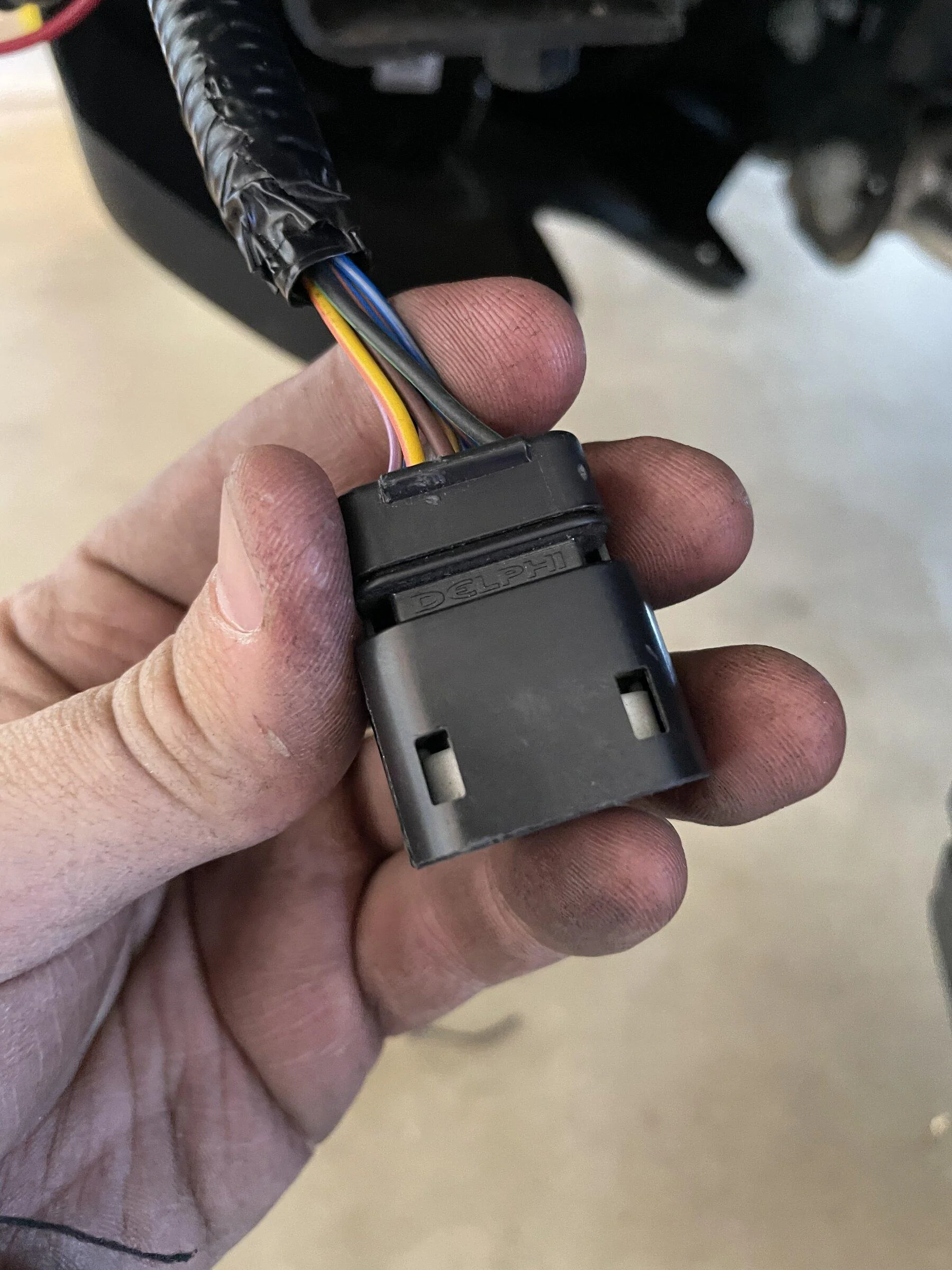 Ford Bronco Broken connector for parking sensors 54531388-2899-4907-A5AD-1238A72CA54D