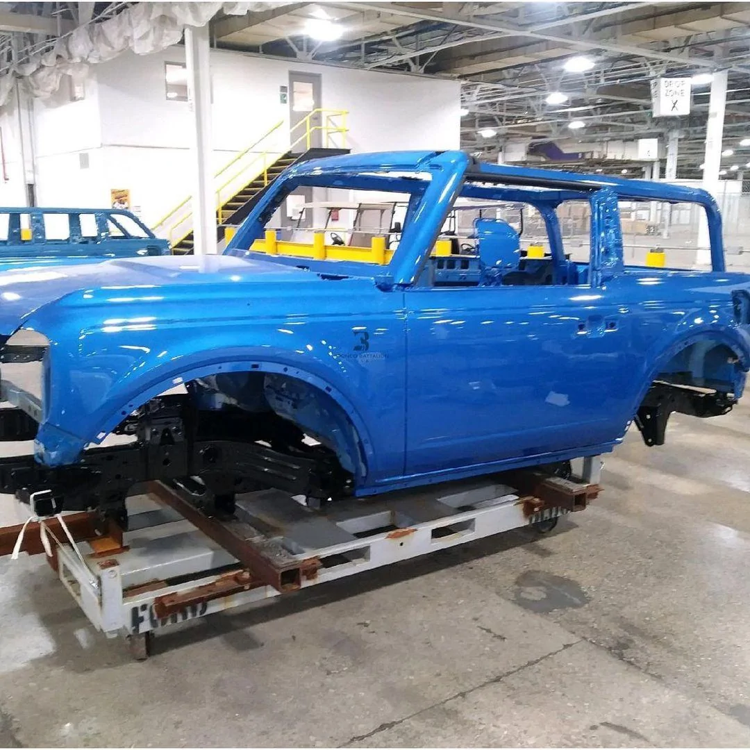 Ford Bronco Custom Bronco Half Cab velocity-blue-bronco-body-shell-jpg