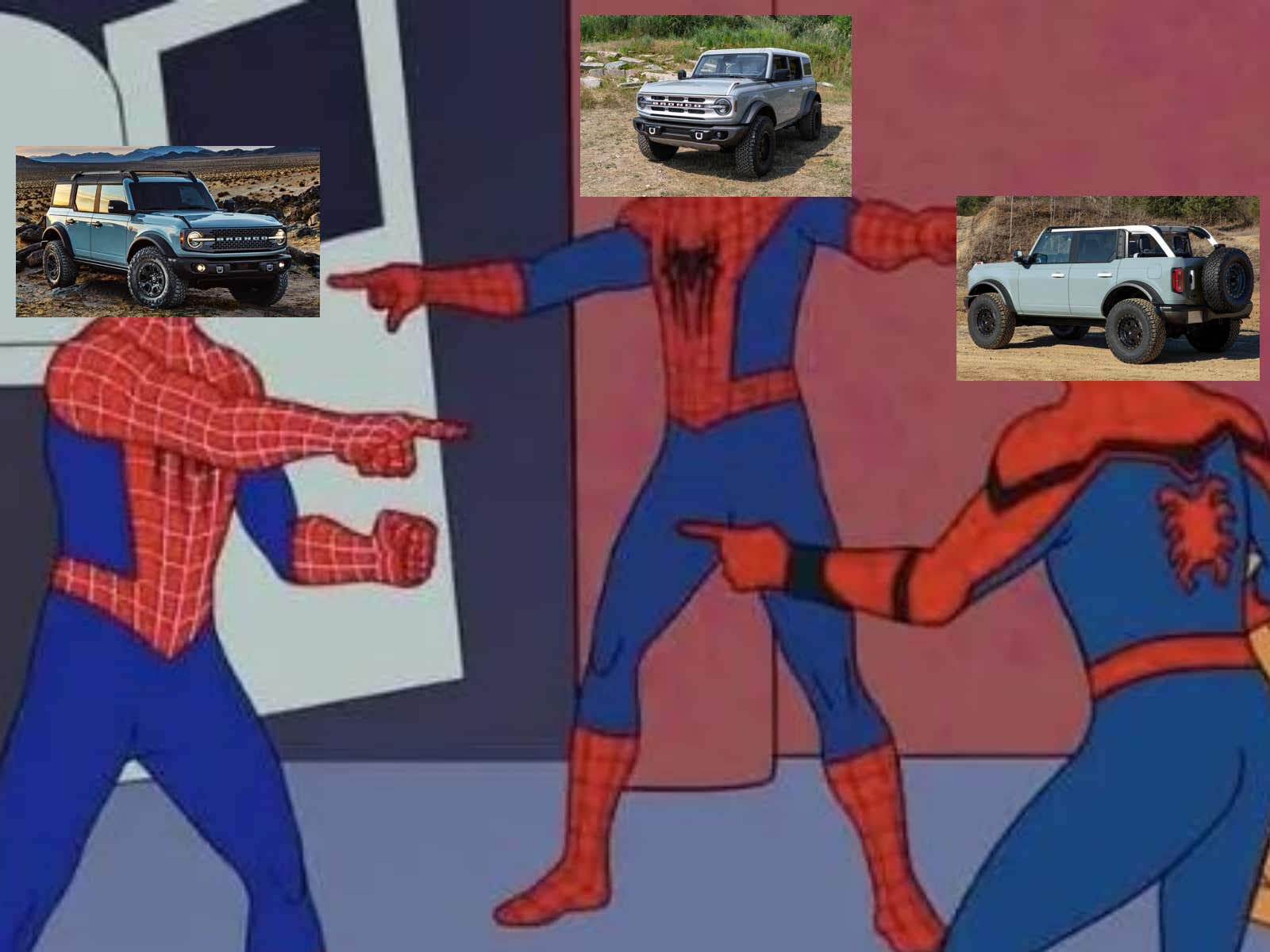 Ford Bronco Jeep eeer Bronco Wave? spiderman-meme-16401651614x3.pn
