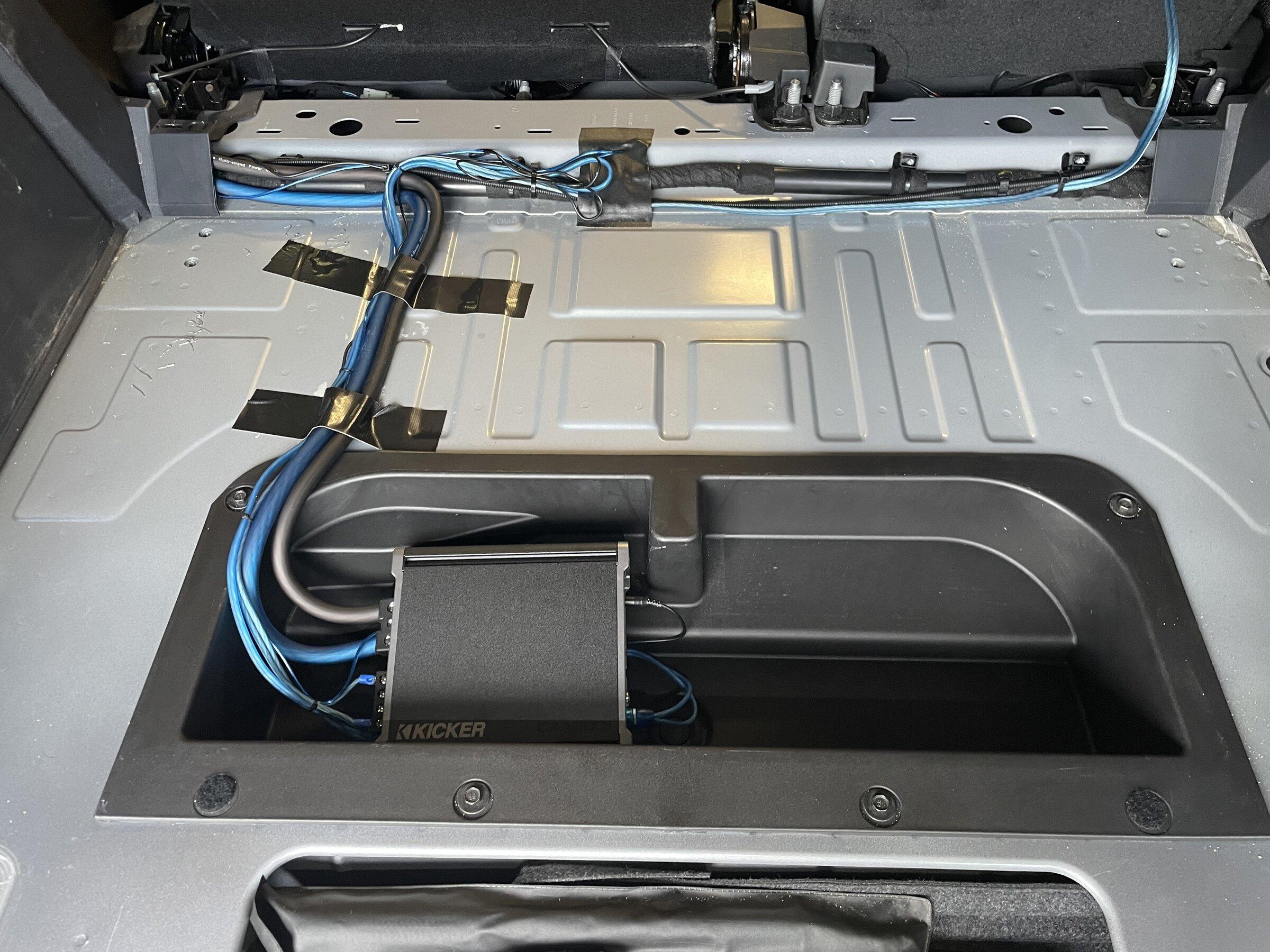 Ford Bronco Kicker Key Amp 200.4 Install DIY Video - Do this first! IMG_3357