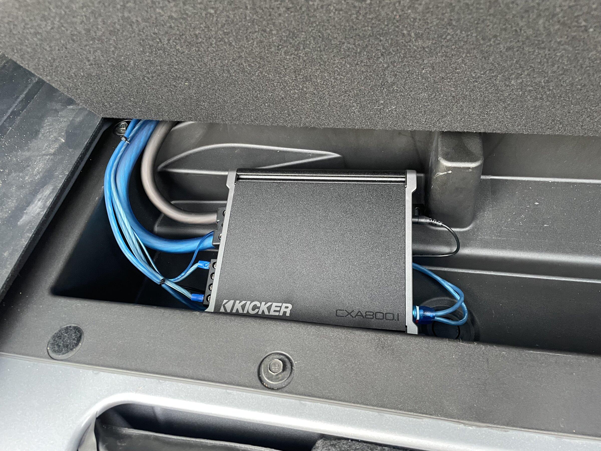 Ford Bronco Kicker Key Amp 200.4 Install DIY Video - Do this first! IMG_3361
