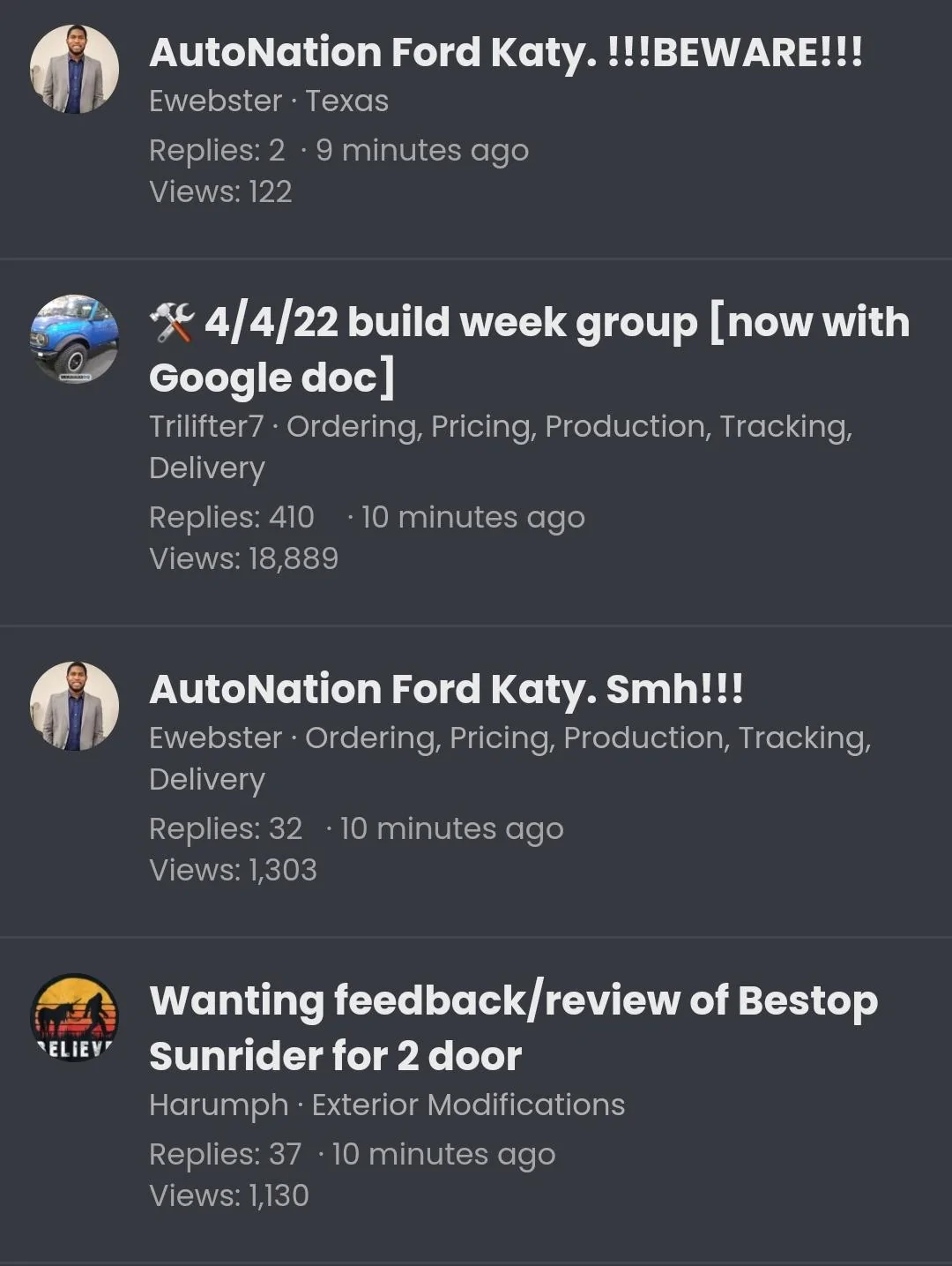 Ford Bronco AutoNation Ford Katy. !!!BEWARE!!! Screenshot_20220329-122728_Adblock Browser