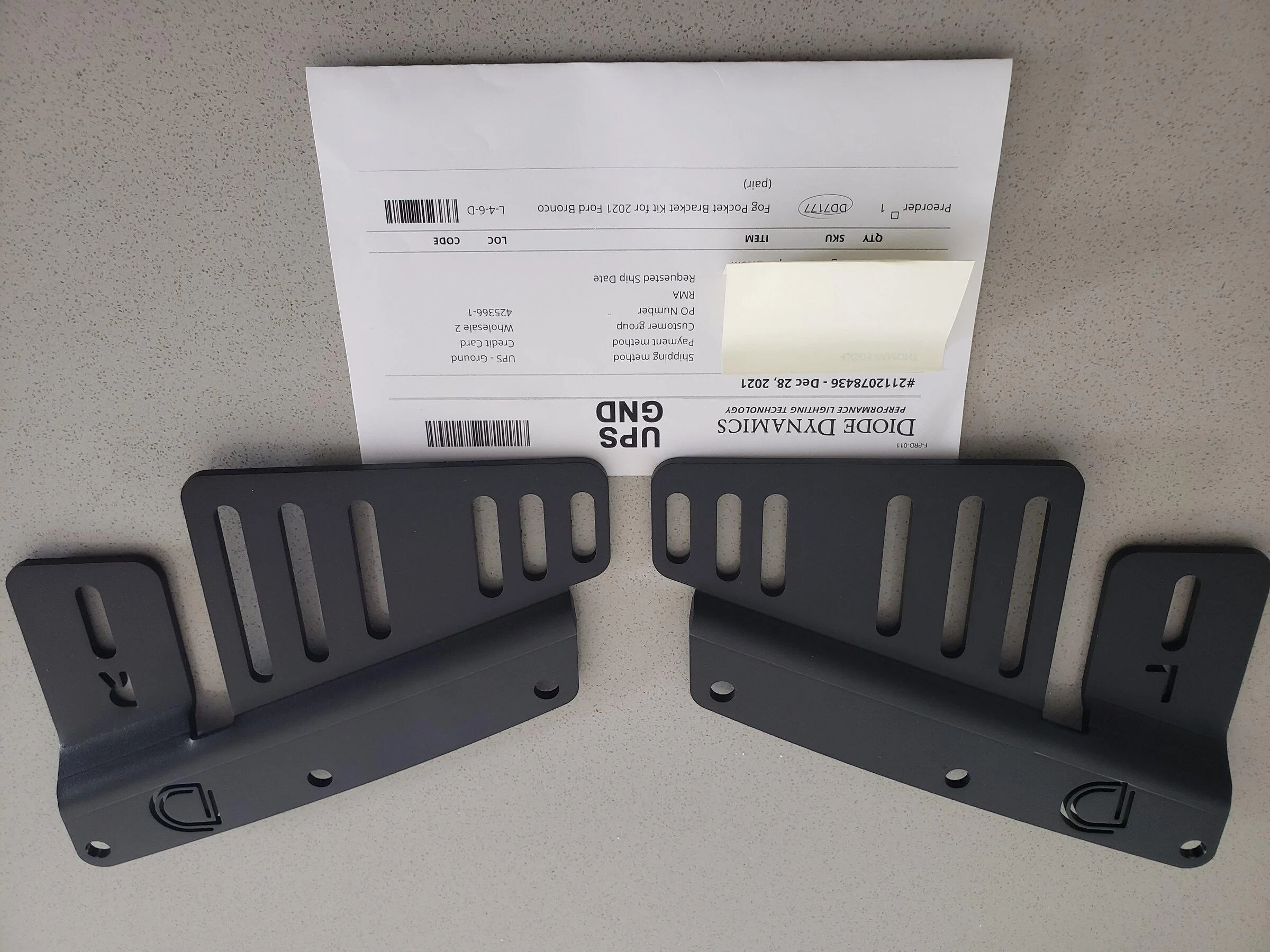 Ford Bronco For Sale Diode Dynamics Fog Light mounting bracket 20220329_140543