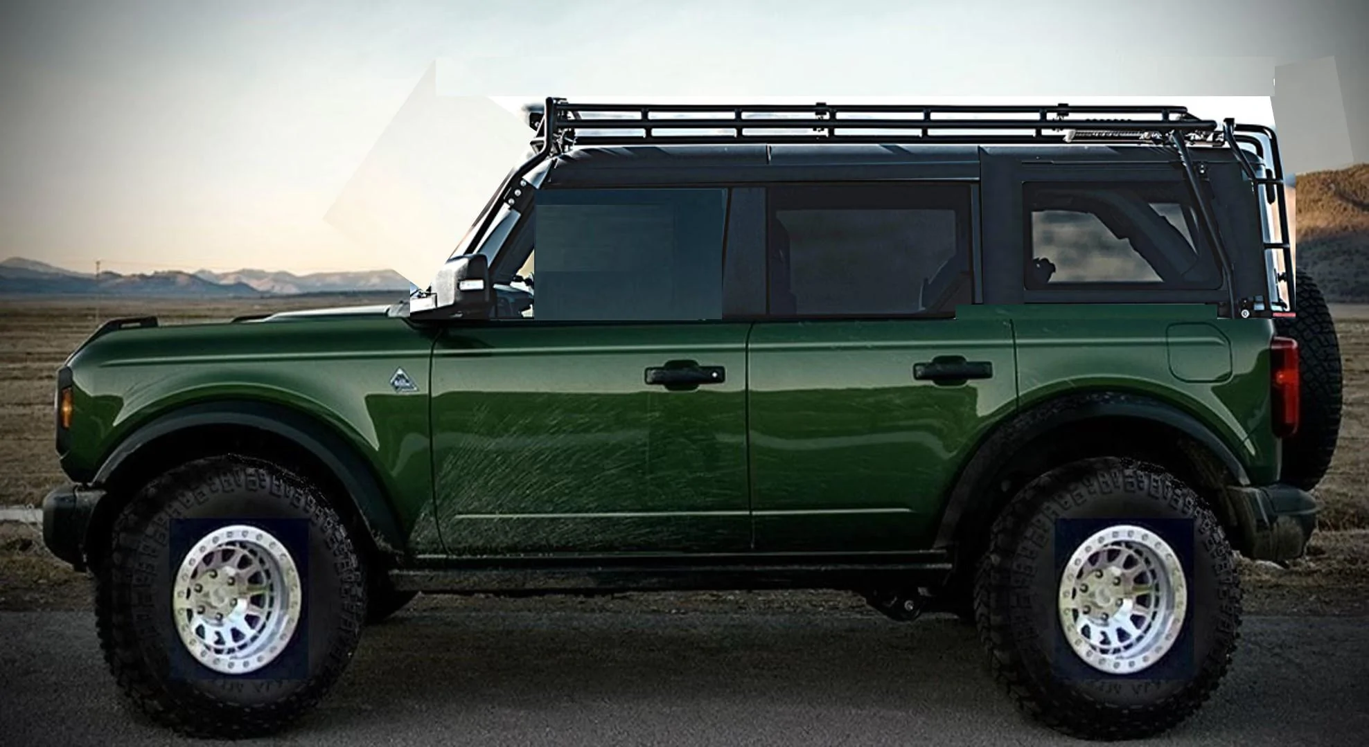 Ford Bronco ERUPTION GREEN Bronco Club EG w Primm Gobi