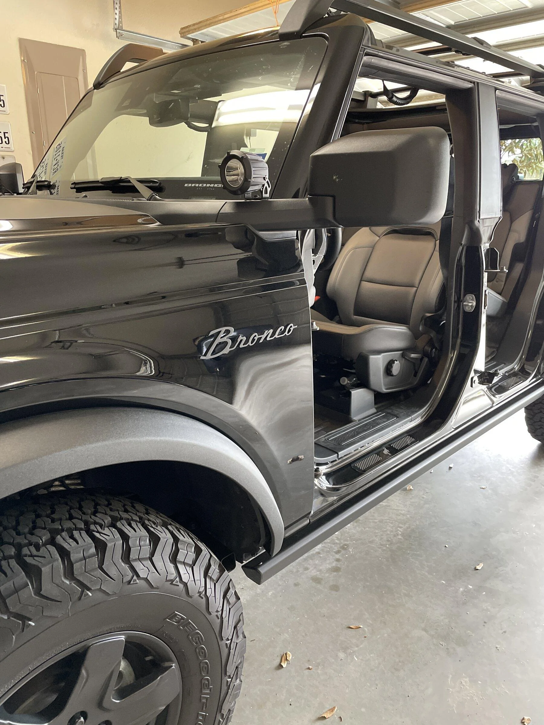 Ford Bronco Anyone with BroncoDepotUSA script badge on a Shadow Black Bronco? imag