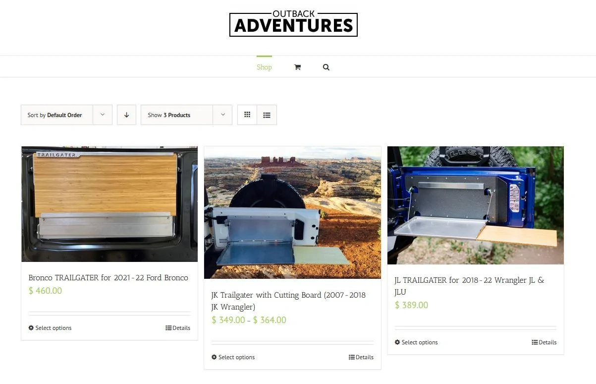 Ford Bronco Tail Gate Table Choices - Your Thoughts Captur