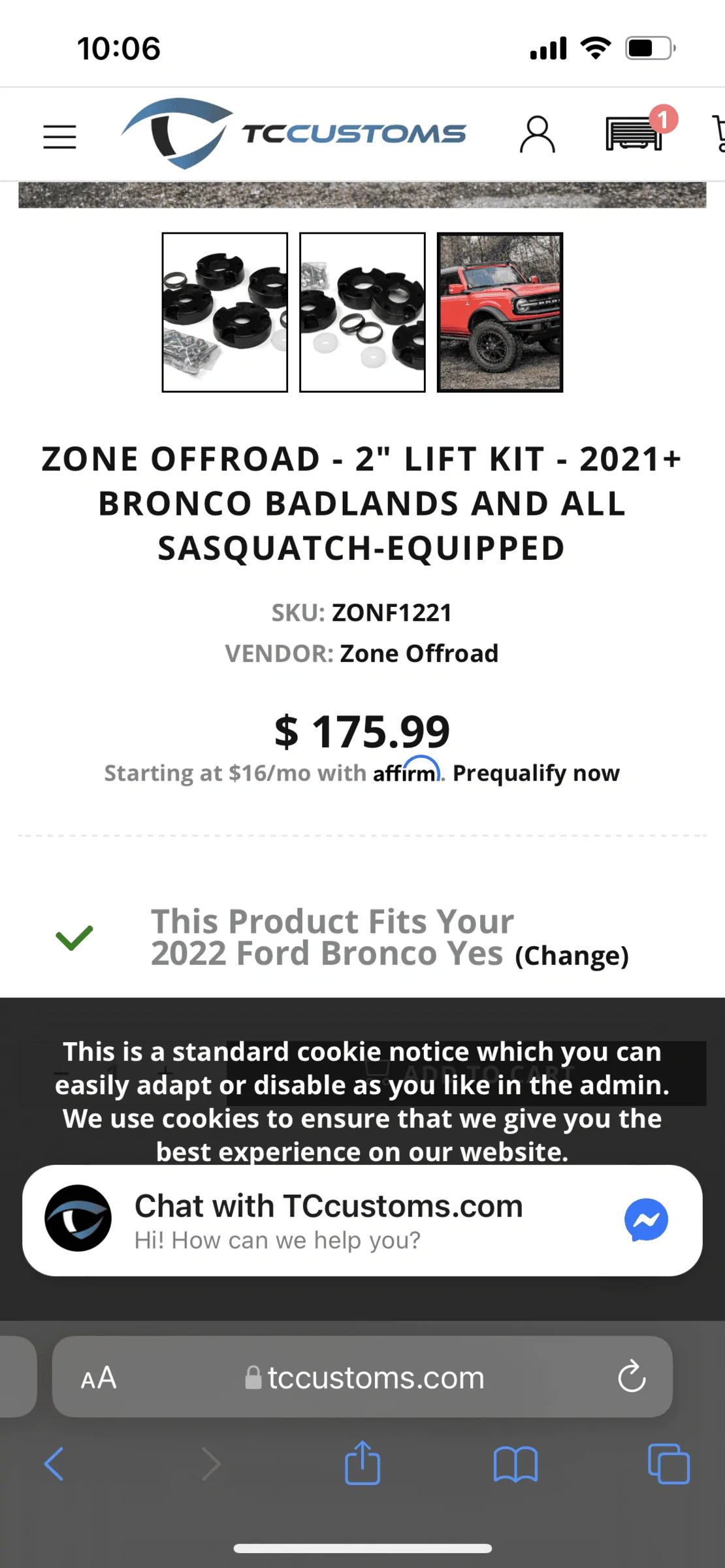 Ford Bronco Anyone install this Zone Lift? BCA097C0-95C1-48D9-BCDF-57970063D0D4