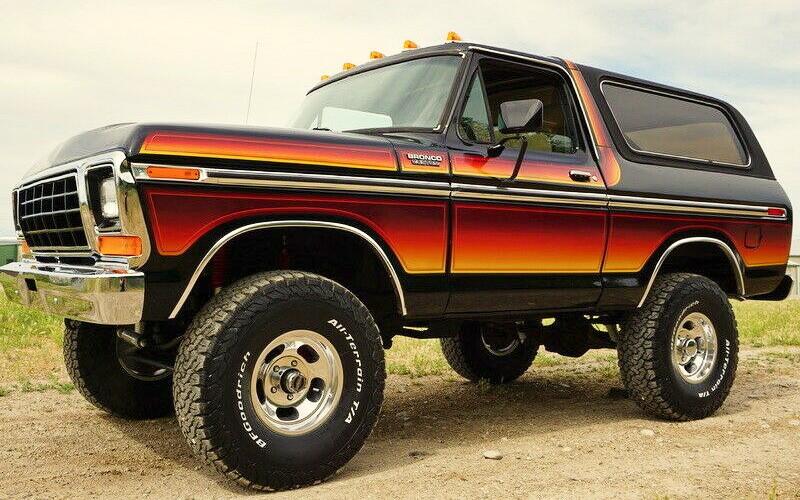 Ford Bronco Retro Free Wheeling Package Inspired Bronco Wildtrak 1979-Ford-Bronco