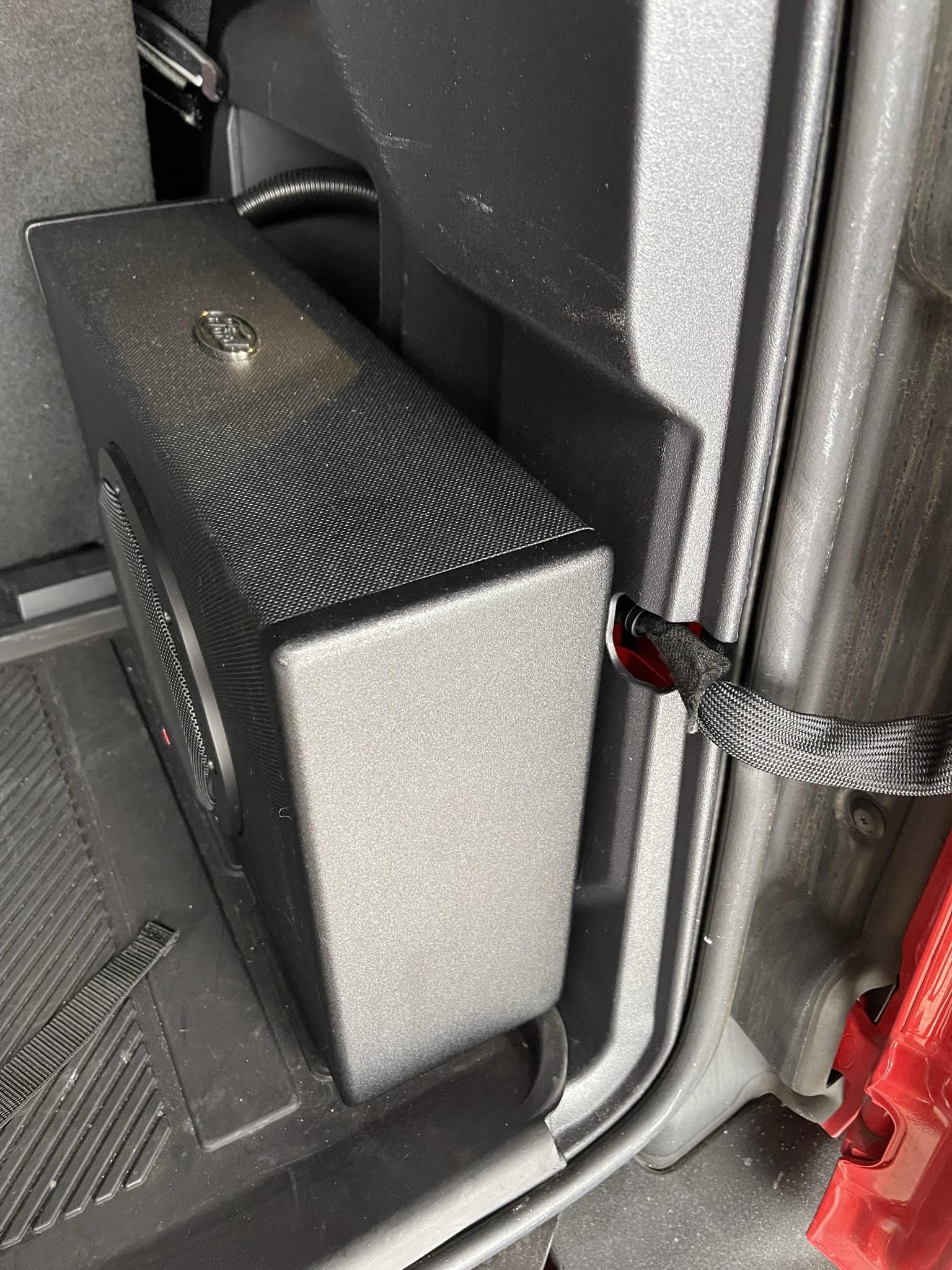 Ford Bronco Sub Installed today IMG_3290.JPEG
