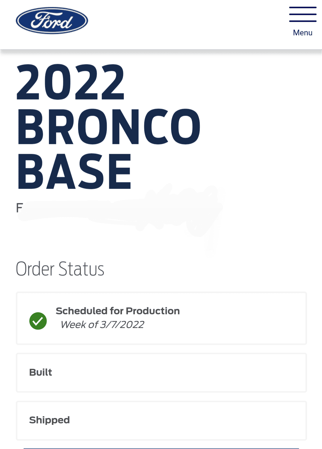 Ford Bronco 5/9 Build Week group. (ManSquatch Week) Screenshot_20220330-133924