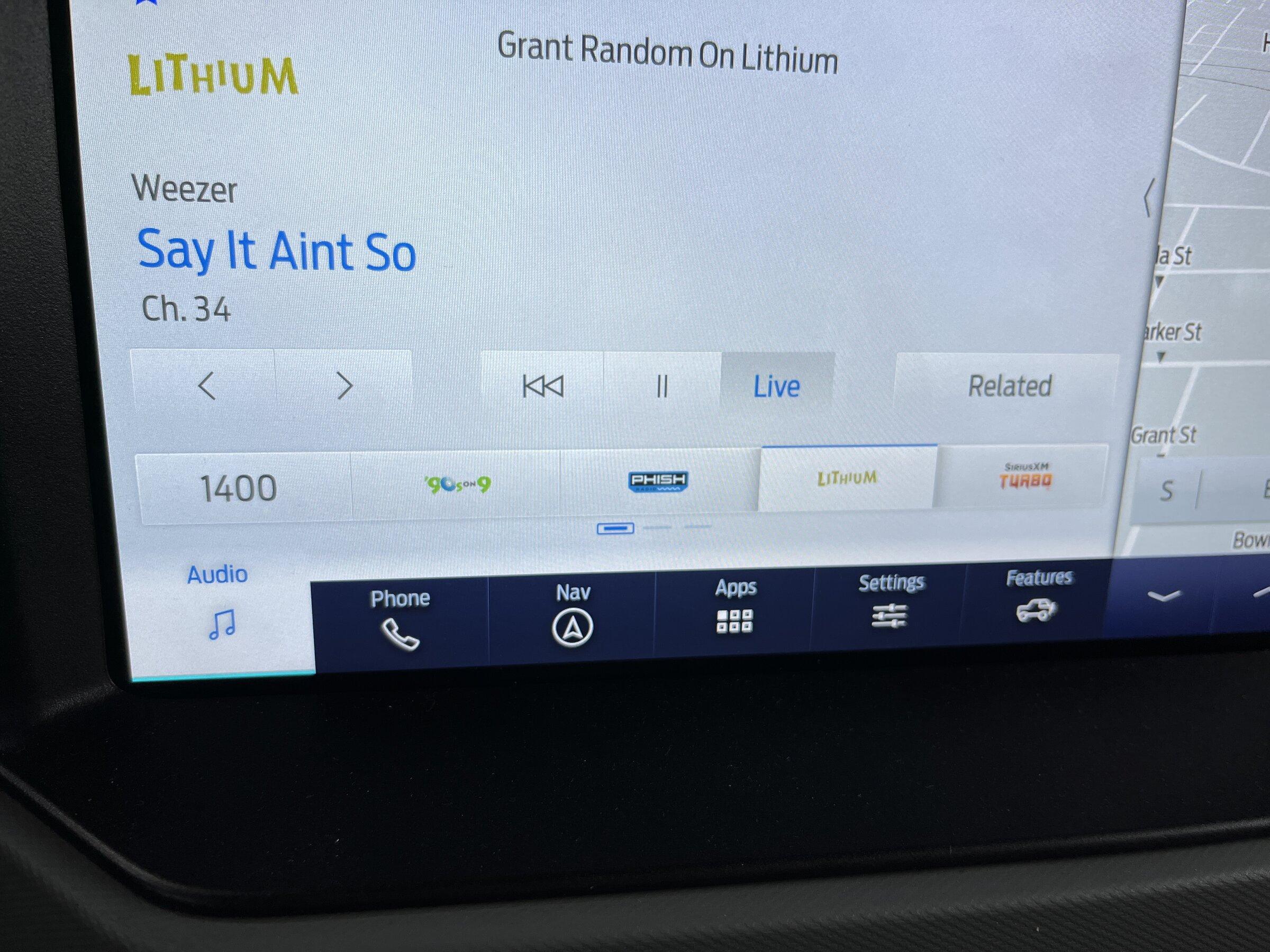 Ford Bronco SiriusXM Display Question IMG_1086.JPG