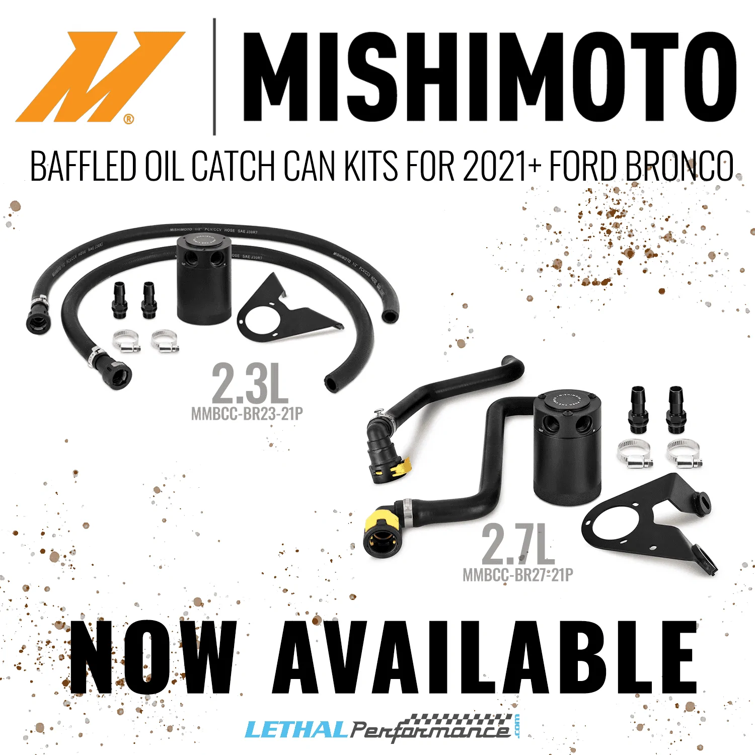Ford Bronco Mishimoto Baffled Catch Cans NOW AVAILABLE  |  Lethal Performance BRONCO mishi catch can