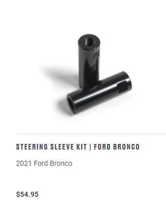 Ford Bronco Ford Performance Upgraded Steering Rack and Tie Rods 1648682368833