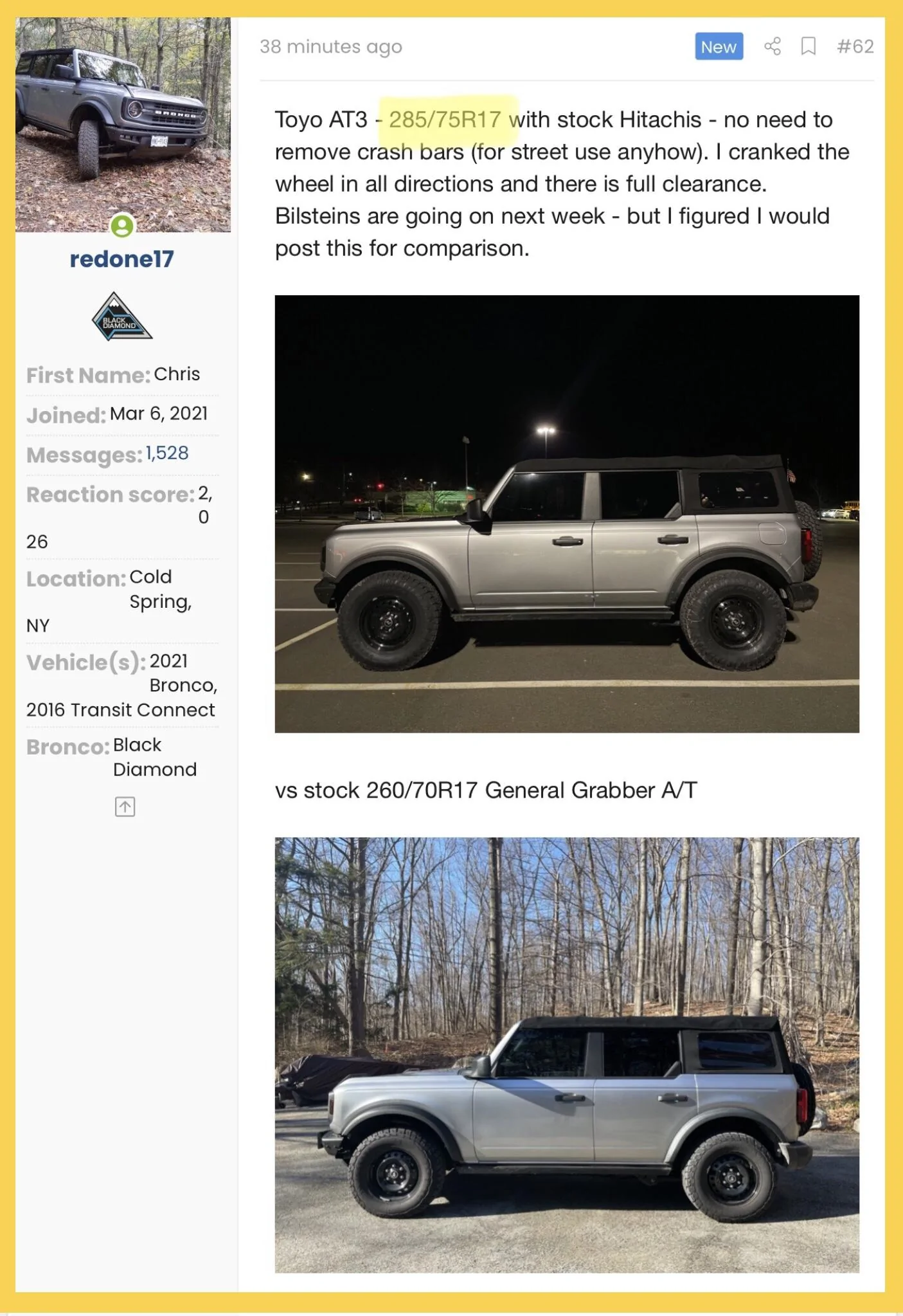 Ford Bronco Show us your installed wheel / tire upgrades here! (Pics) 184E233E-03E4-4153-A961-3A31A5BDD591