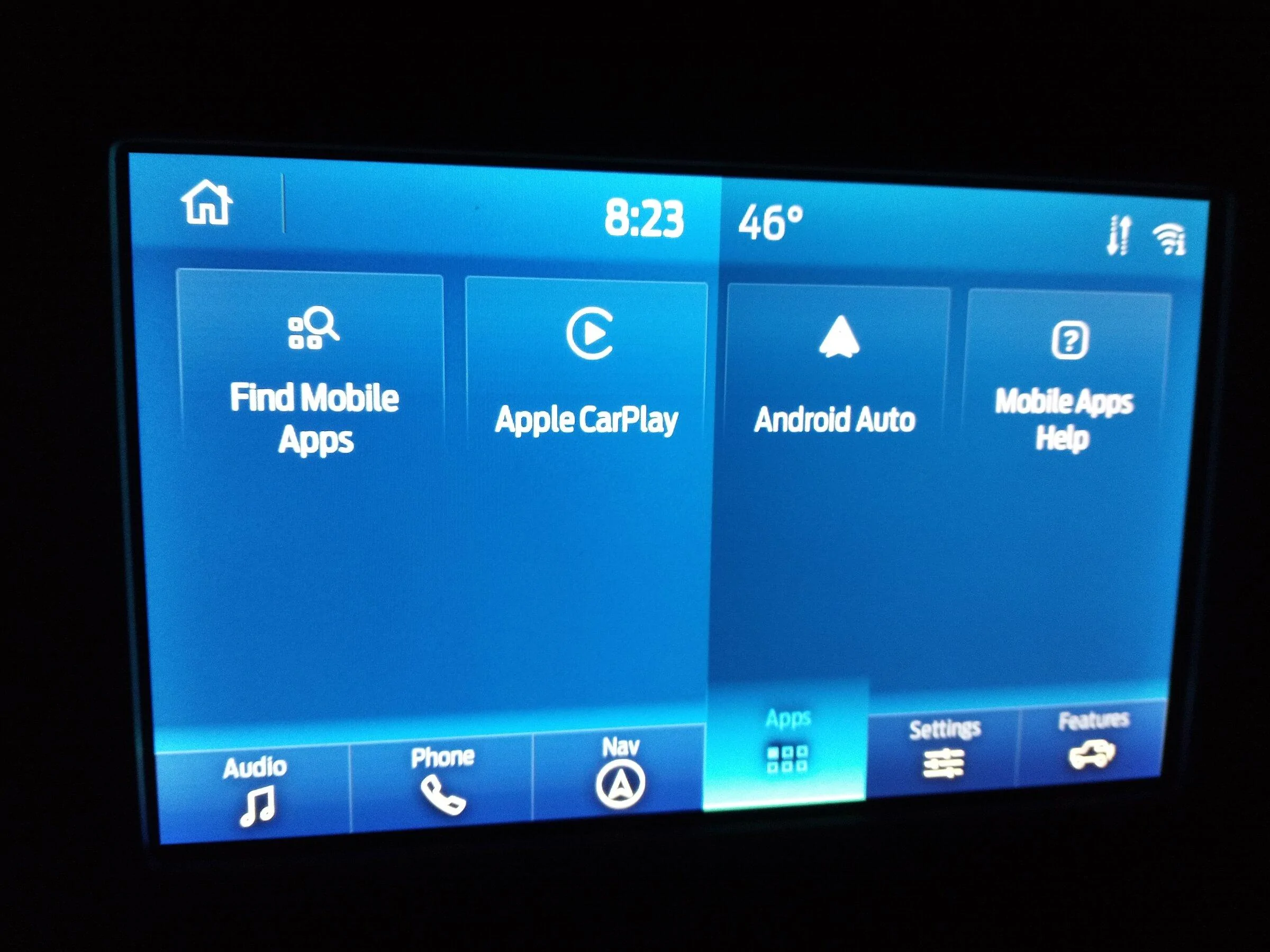 Ford Bronco 8" Sync screen issue IMG_20220330_202354806