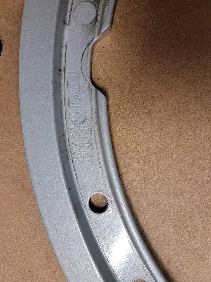 Ford Bronco Sasquatch Silver Trim Rings (5) sasquatch beadlock rings 5
