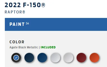Ford Bronco All 2022 Bronco Raptor Colors Lined Up Together - Which Color Did You Order? 1648737278542