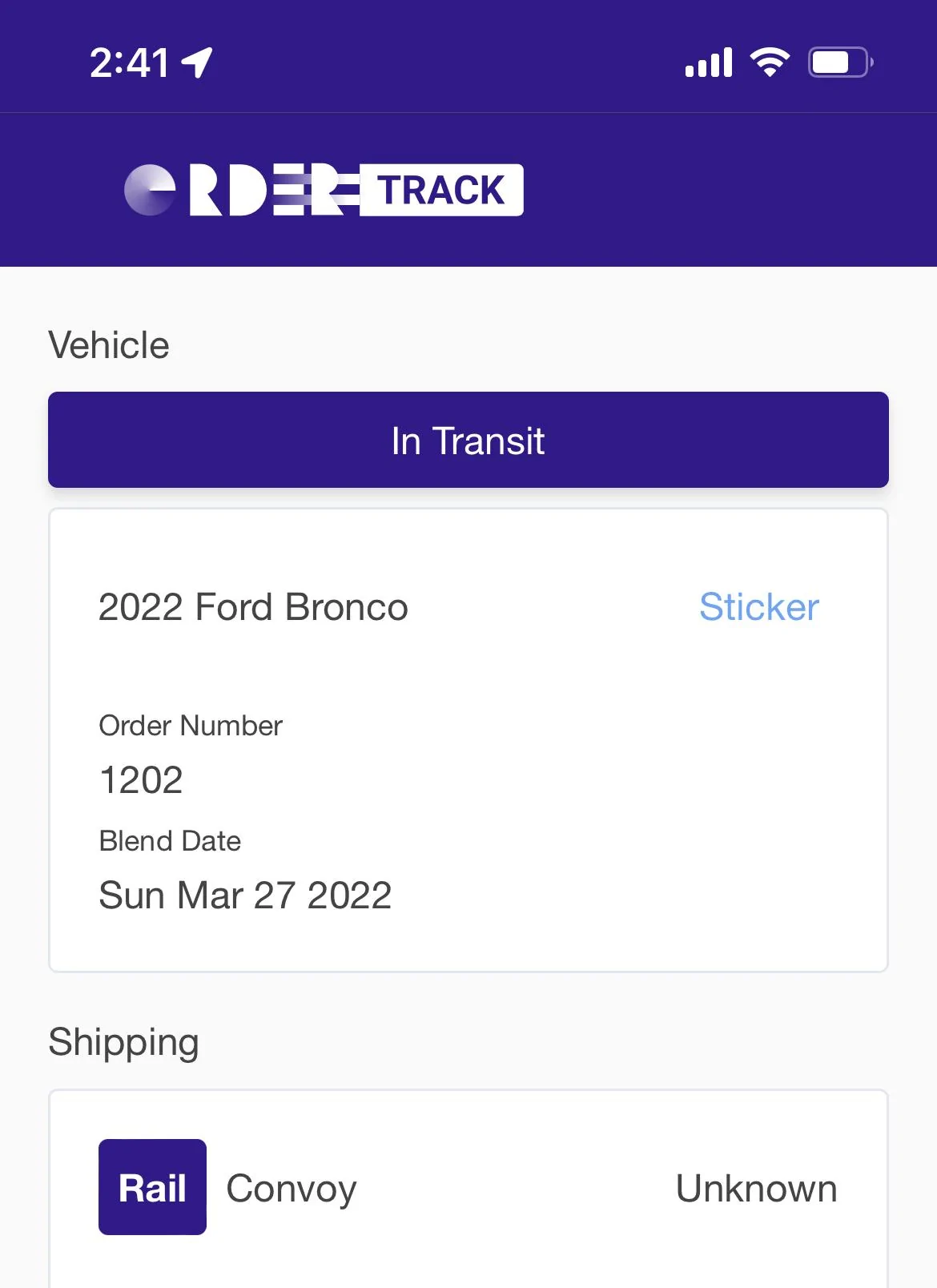 Ford Bronco 🛠 3/28/22 Build Week Group 21041841-C466-4BA0-A291-0045ED9AF90F