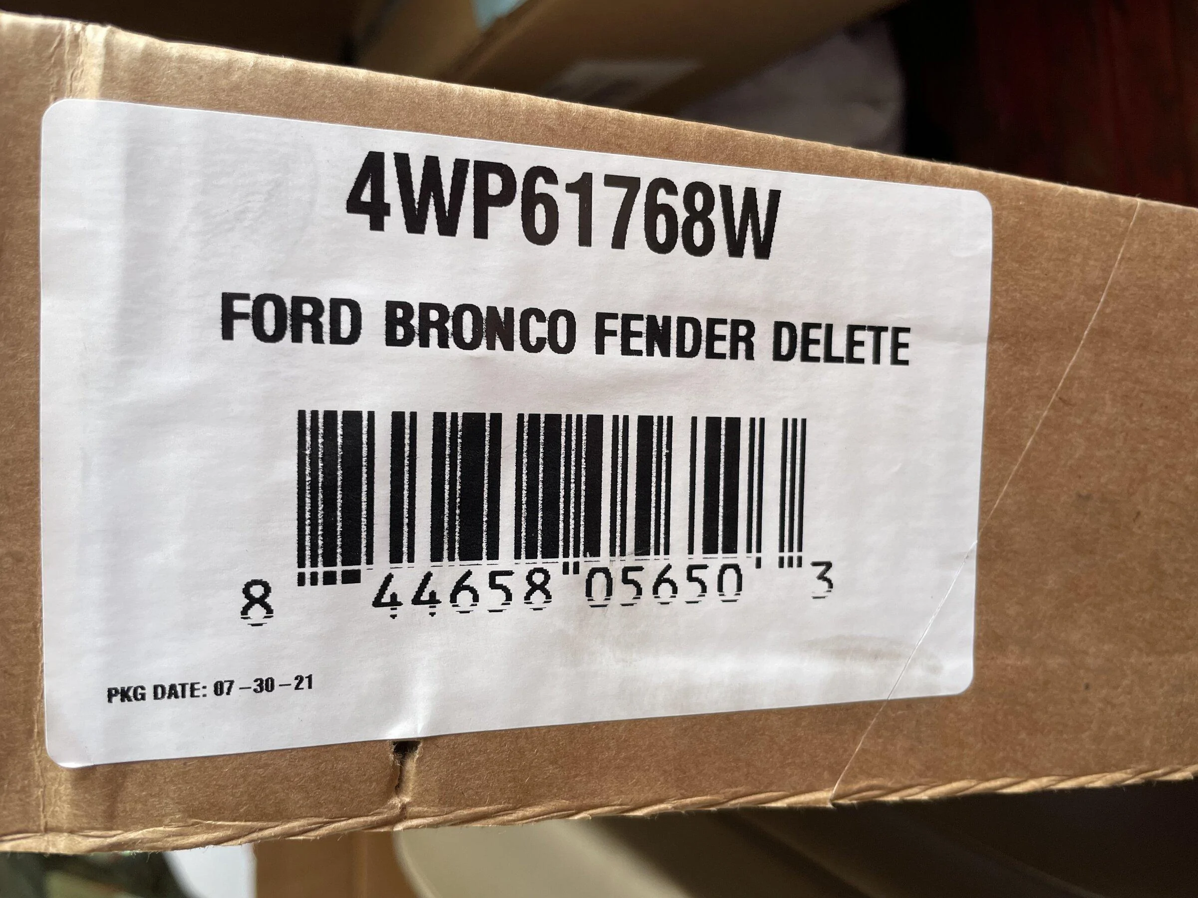 Ford Bronco FS: Fender Deletes and Relocation Brackets 9967F0A0-C137-452F-A4AB-A0A18F909A94