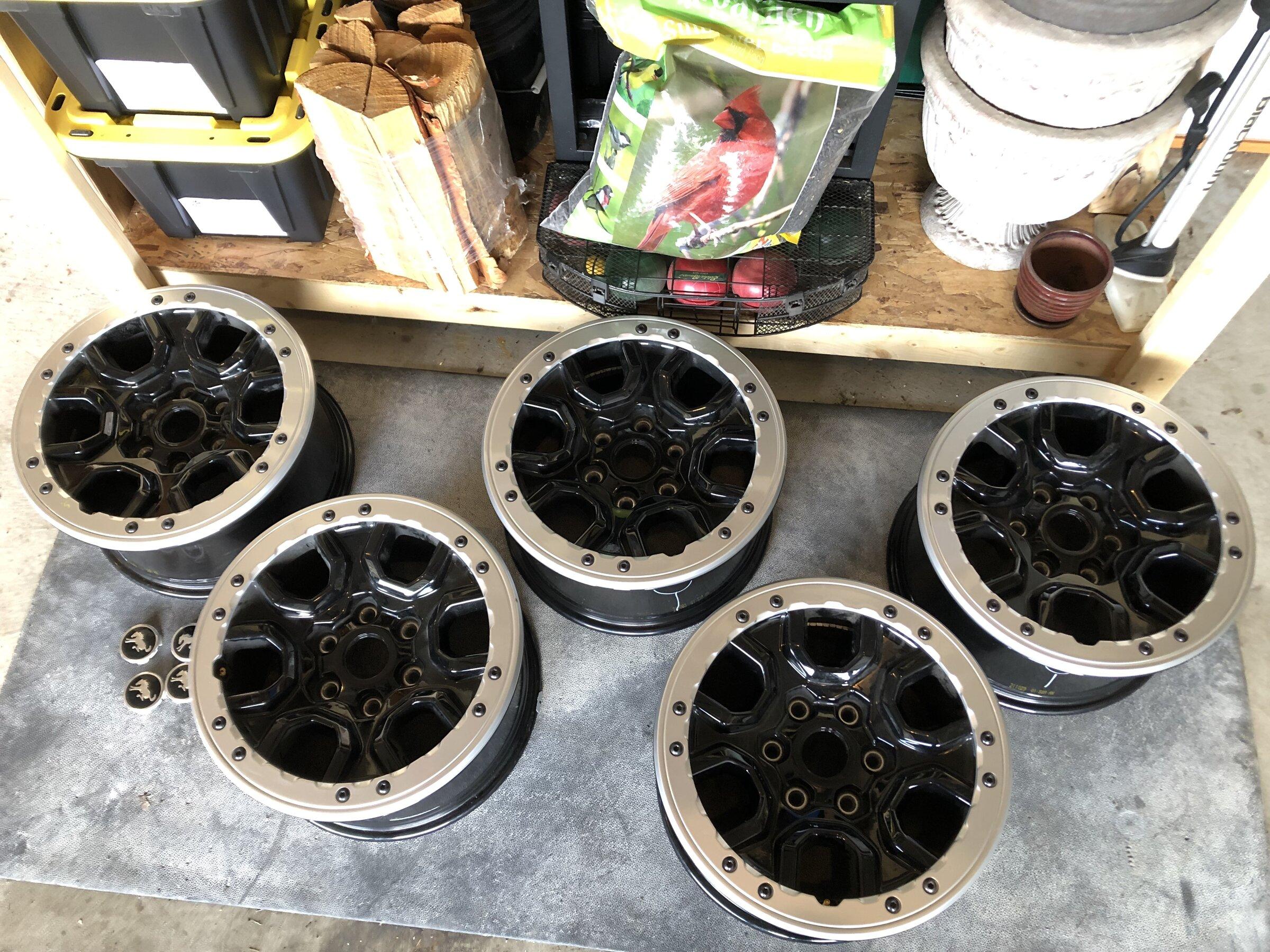 Ford Bronco Badland Sasquatch Takeoff Wheels wheels