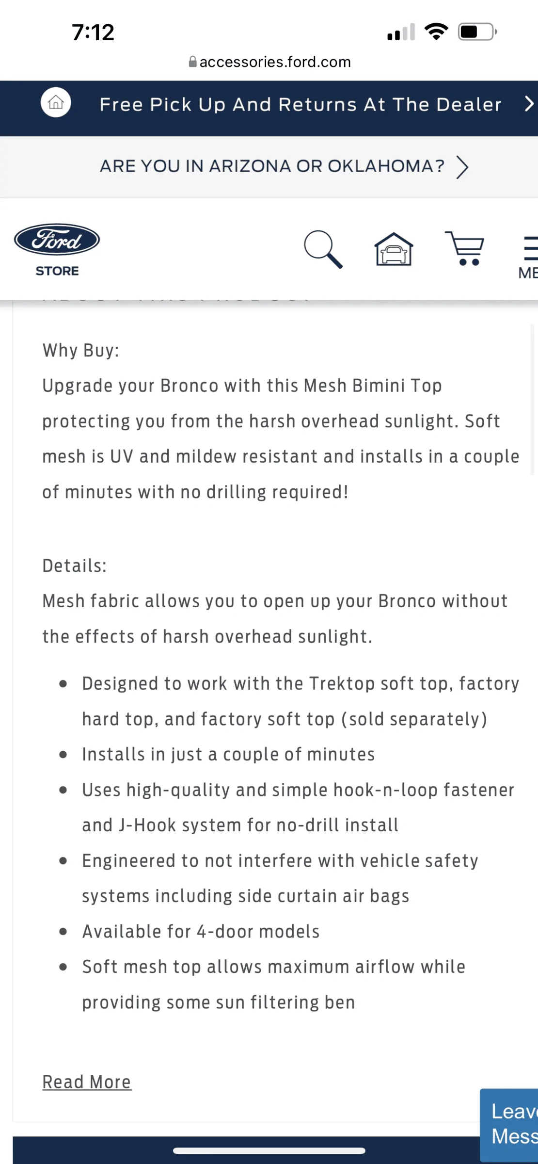 Ford Bronco Ford mesh bimini top question 9E29B423-477D-439B-A907-9F6021B3C658