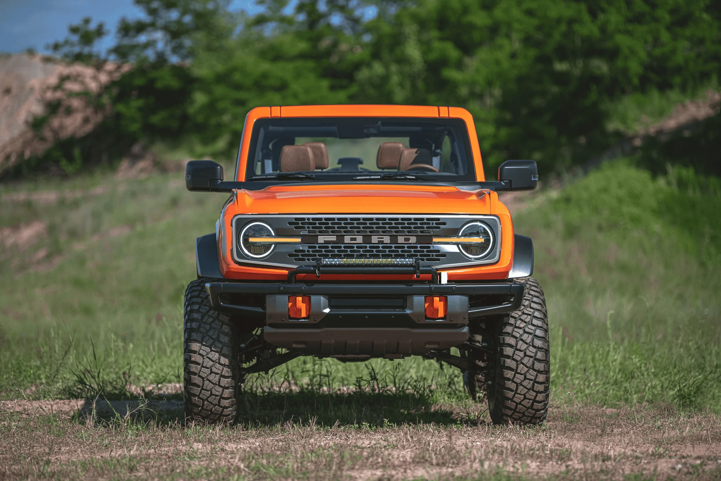 Ford Bronco Delfab Customizable Retro Mod "Ford" Grille Bronco