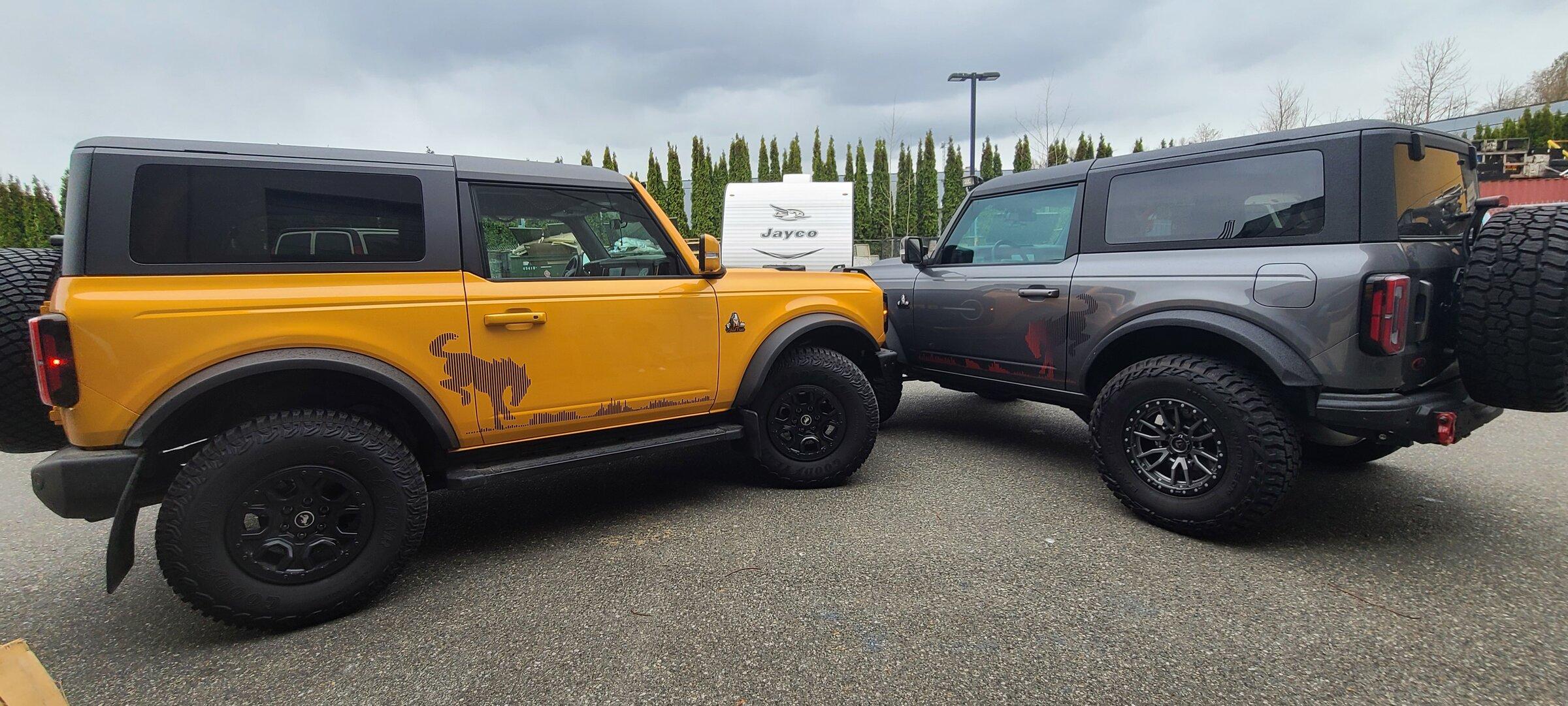 Ford Bronco The WildTrak Siblings Meet, and get some BLING !!! 20220402_165830