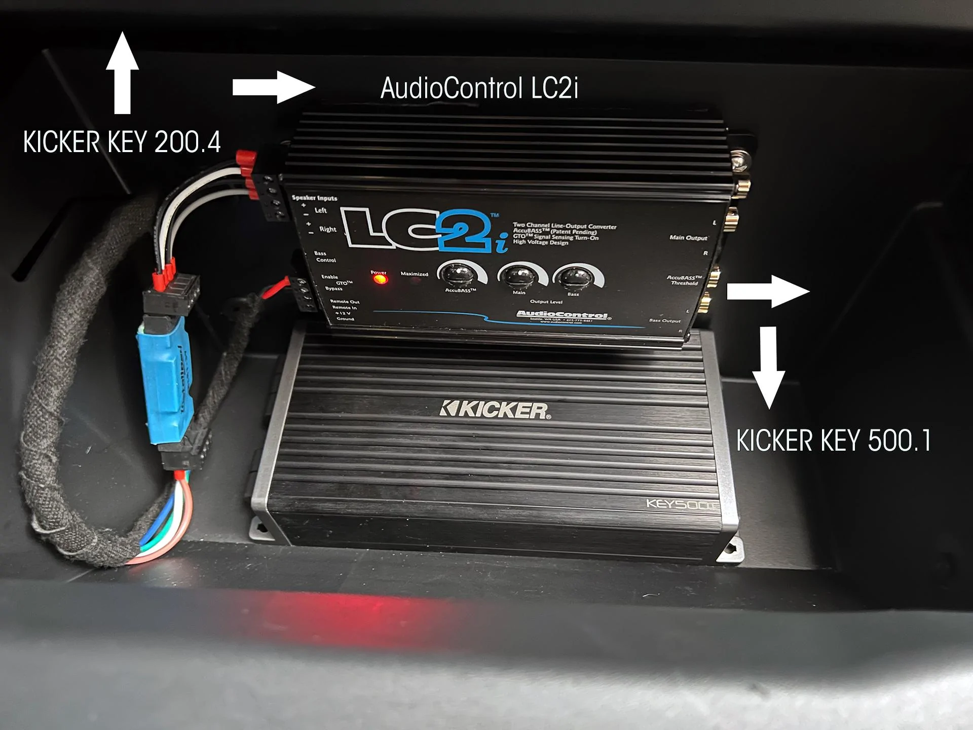 Ford Bronco Kicker Key Amp 200.4 Install DIY Video - Do this first! AMP-SETUP