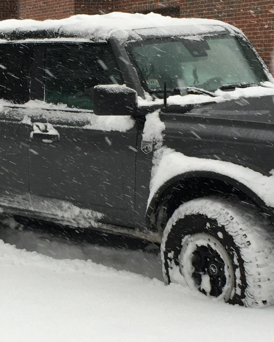 Ford Bronco Big Bend build! a start anyway snow bronco2