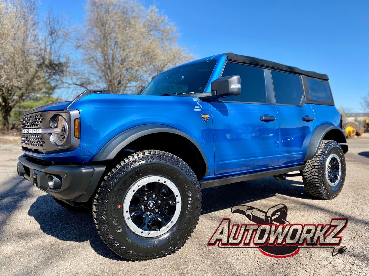 Ford Bronco VELOCITY BLUE Bronco Club Autoworks 1
