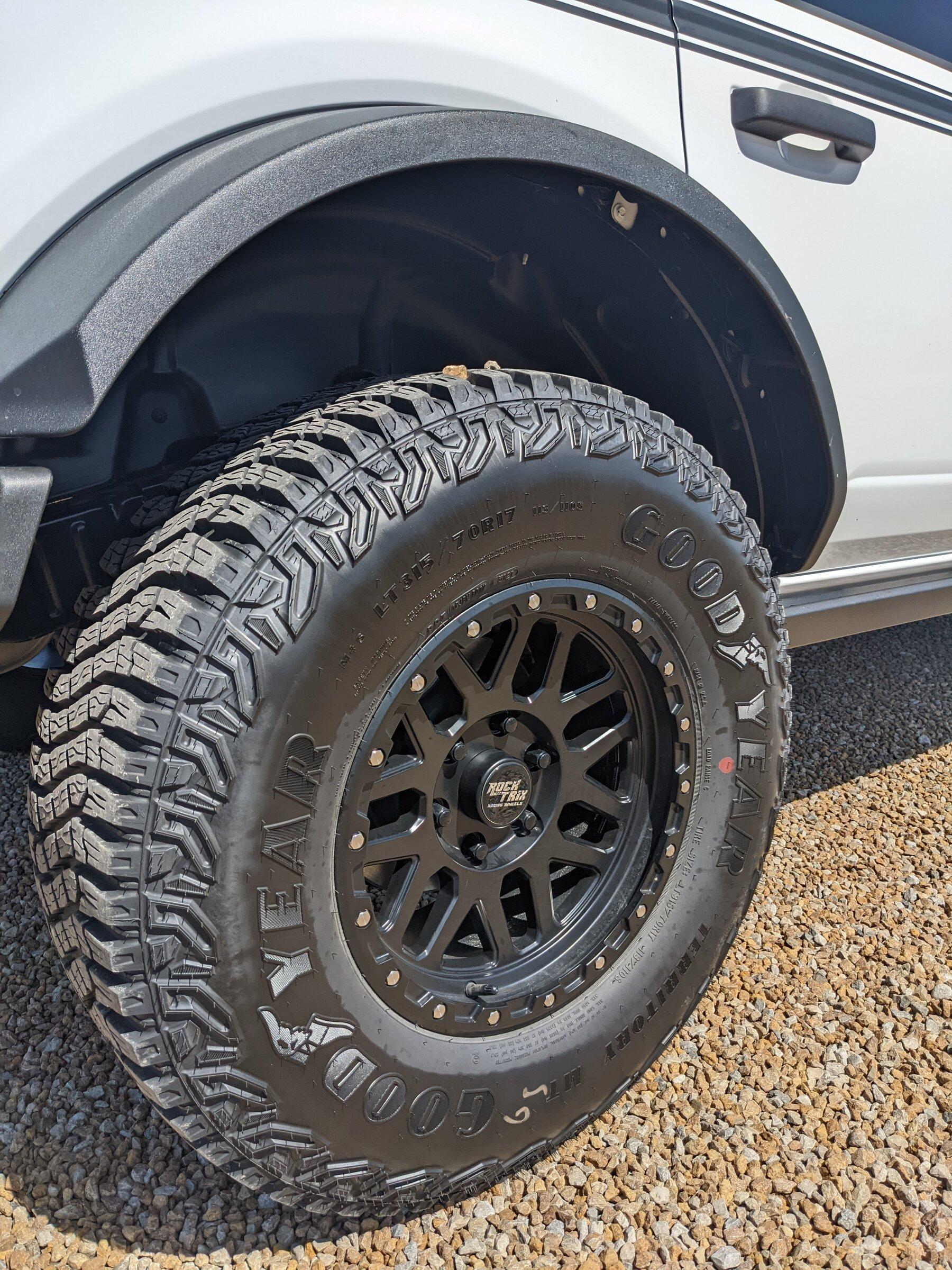 Ford Bronco Show us your installed wheel / tire upgrades here! (Pics) PXL_20220402_181408117