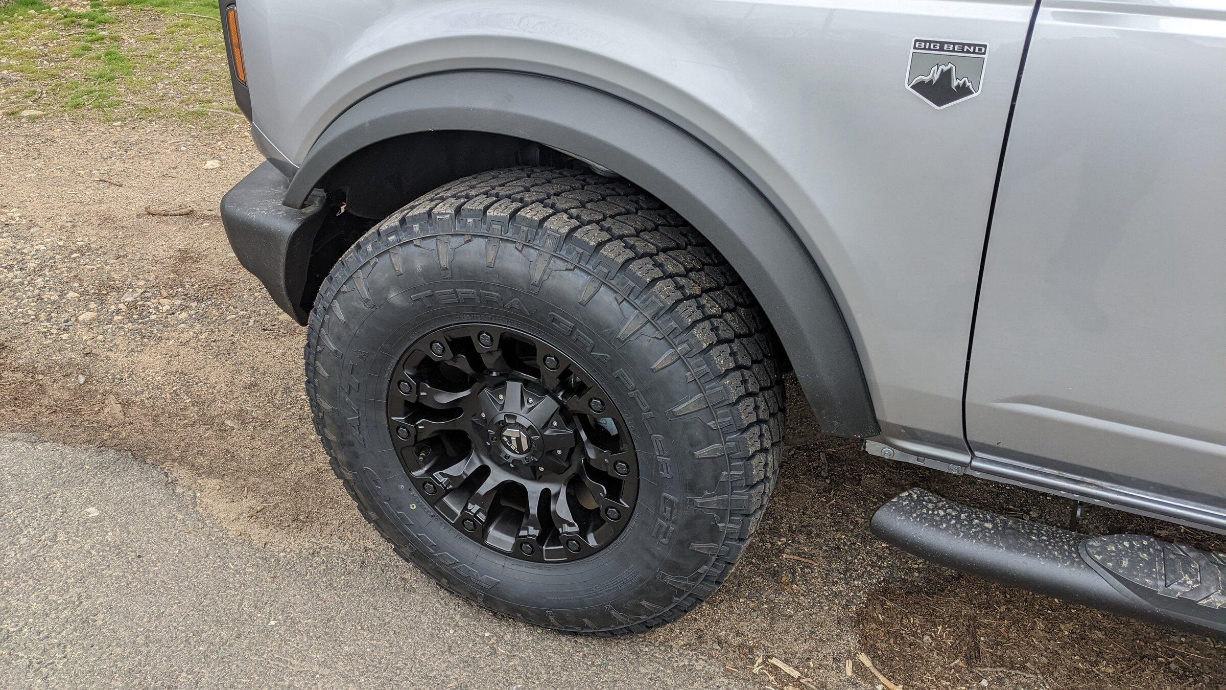 Ford Bronco Show us your installed wheel / tire upgrades here! (Pics) PXL_20220405_161356223