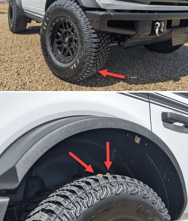 Ford Bronco Show us your installed wheel / tire upgrades here! (Pics) rock chucker 3000s