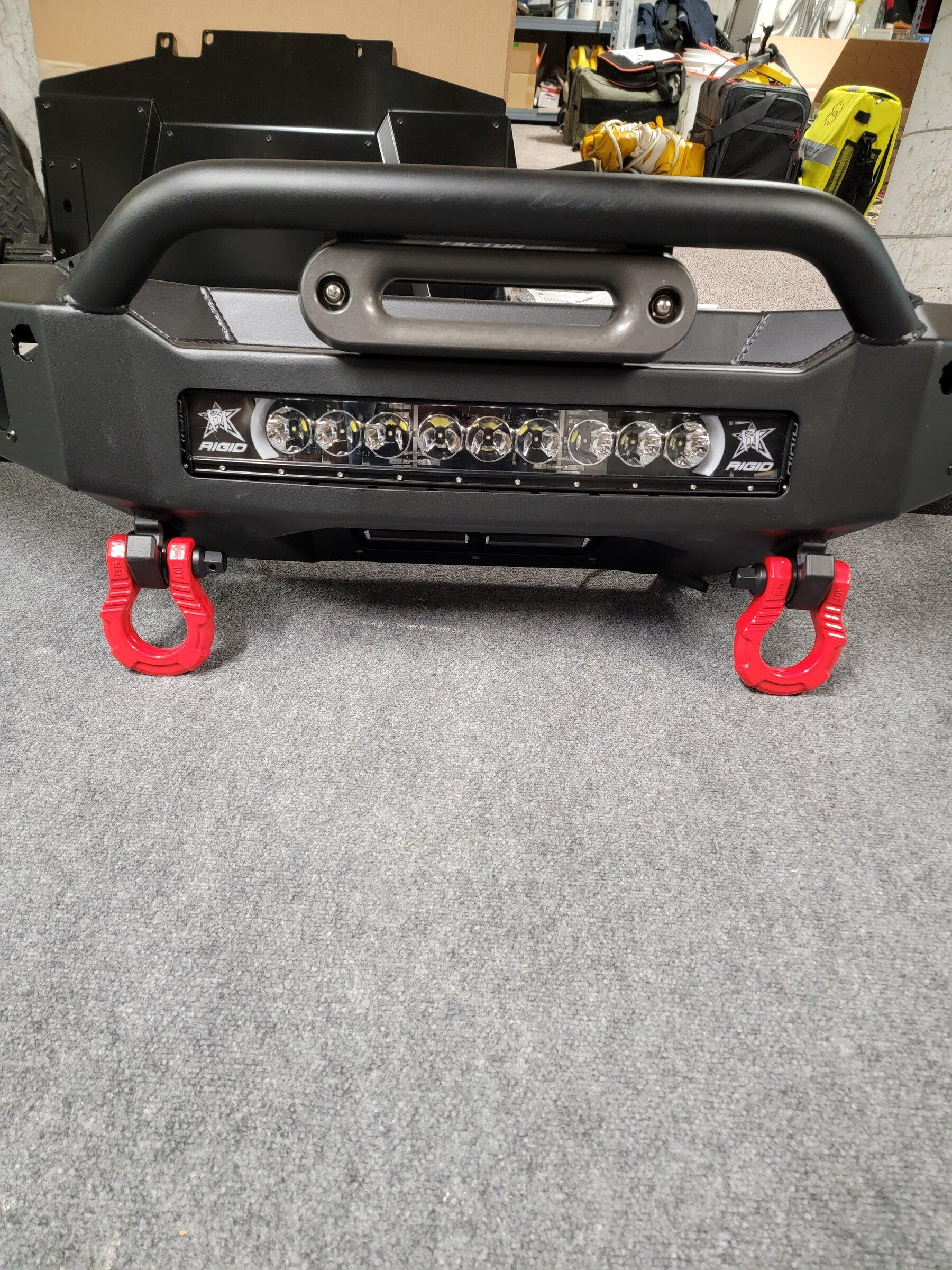 Ford Bronco Race Red Wildtrak Build in KY 20220406_185112