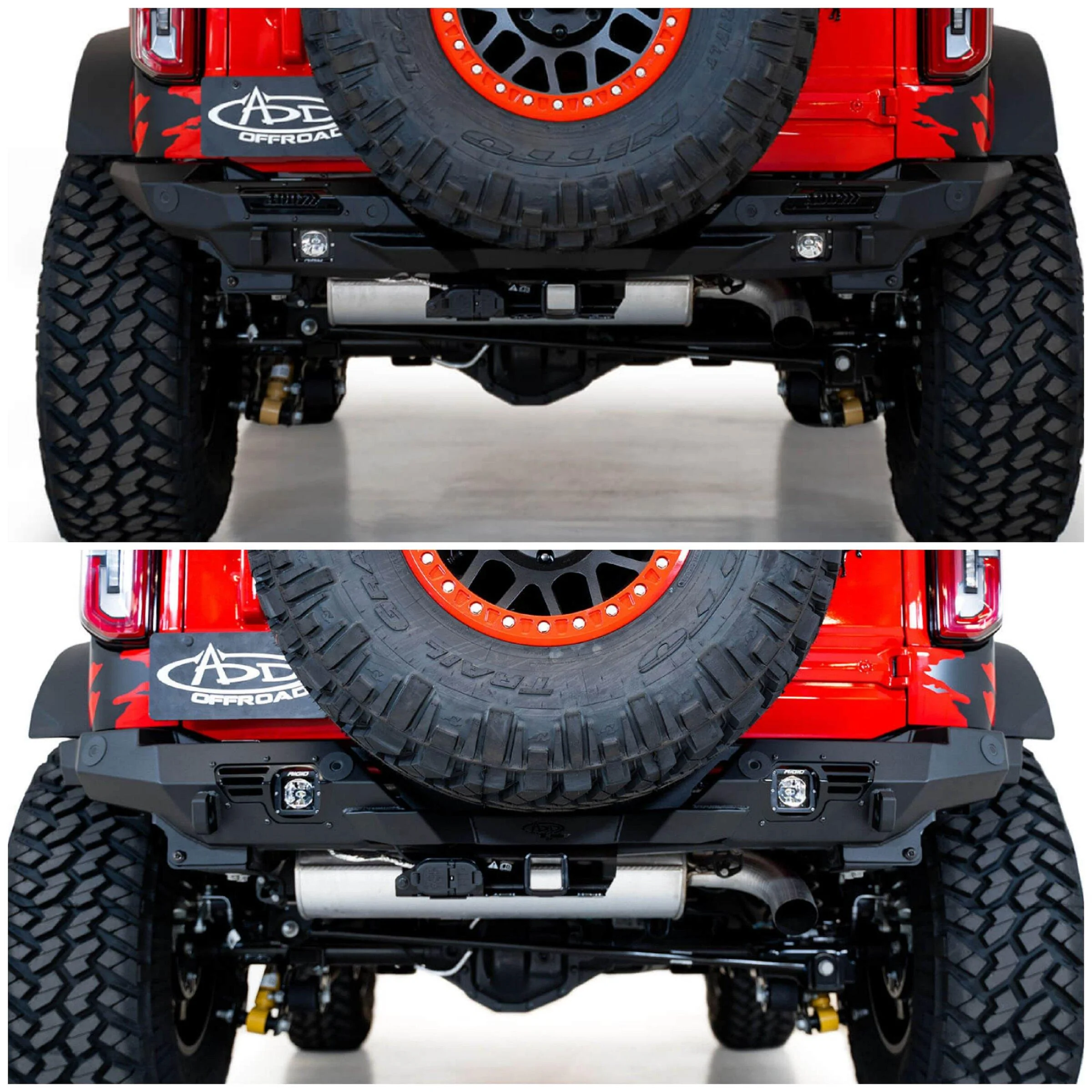 Ford Bronco Race Red Wildtrak Build in KY 20220406_213925