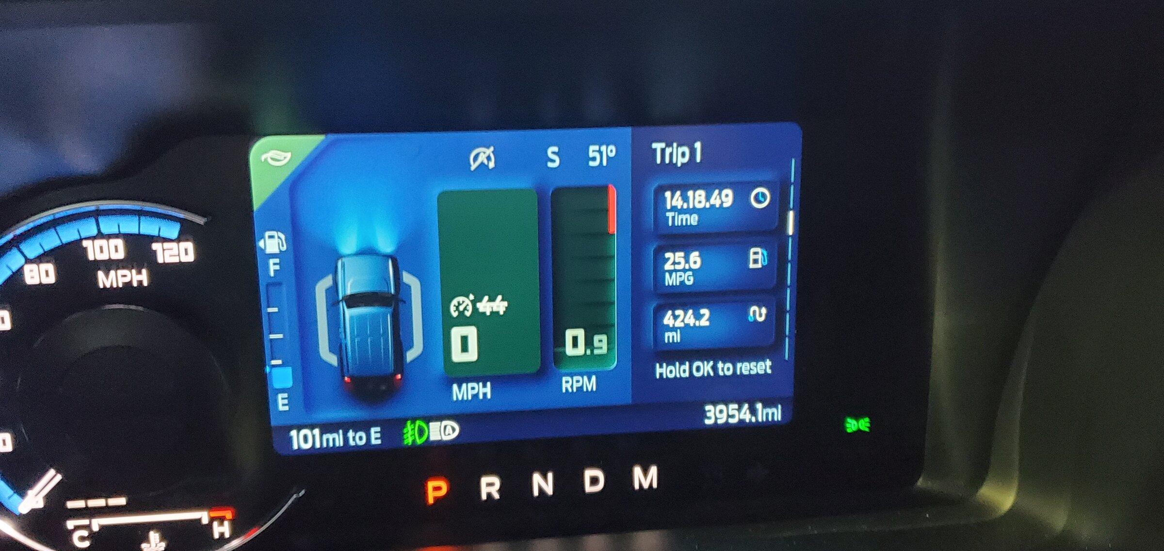 Ford Bronco MPG - what is yours? 20220323_071644