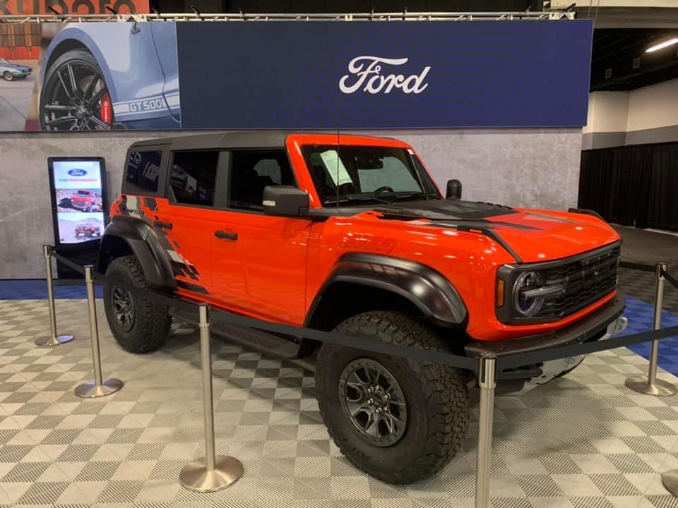 Ford Bronco Here's the VIN #001 Bronco Raptor (in Code Orange) to be Auctioned at Barrett Jackson 278078509_10222436628165064_2523744388576228960_n