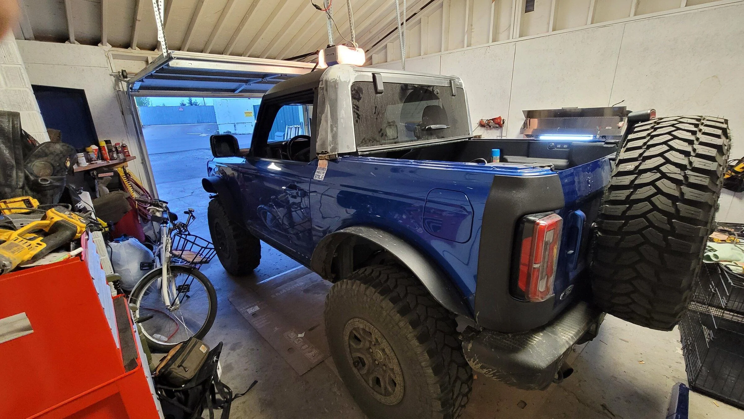 Ford Bronco Half Cab Pick-Up Bronco Build! 🪚 20220407_194140