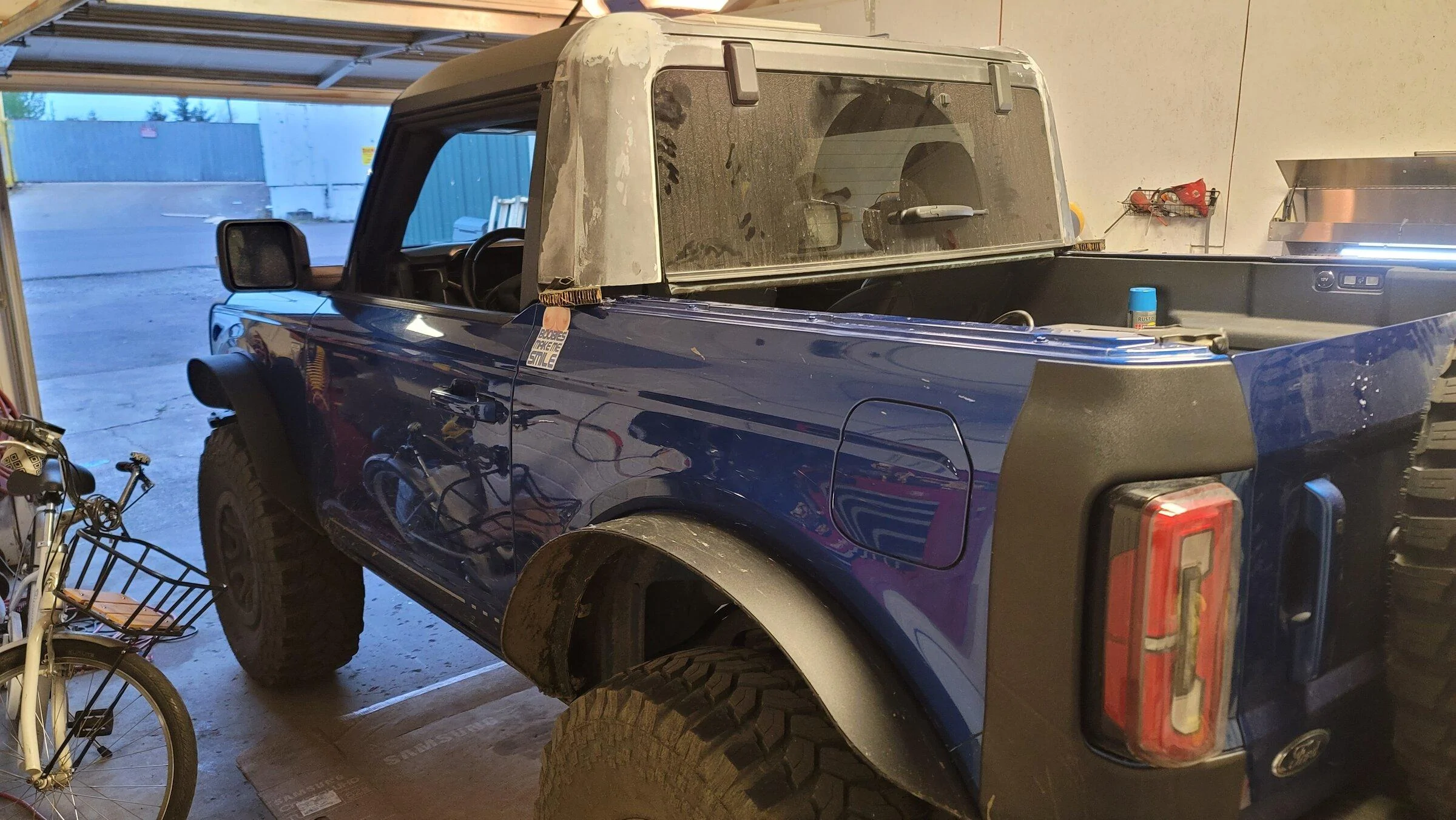 Ford Bronco Half Cab Pick-Up Bronco Build! 🪚 20220407_194132