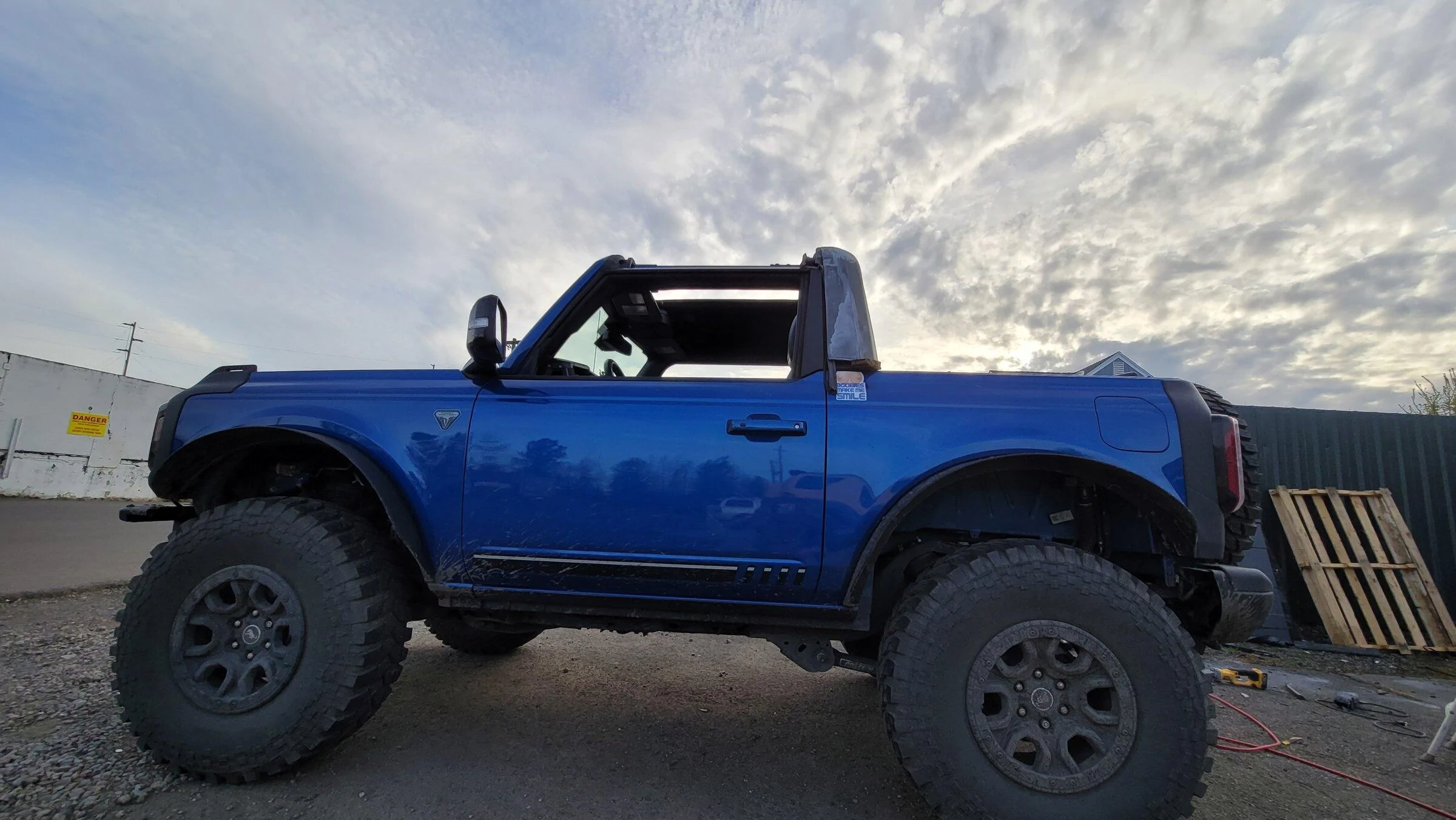Ford Bronco Half Cab Pick-Up Bronco Build! 🪚 20220407_183220